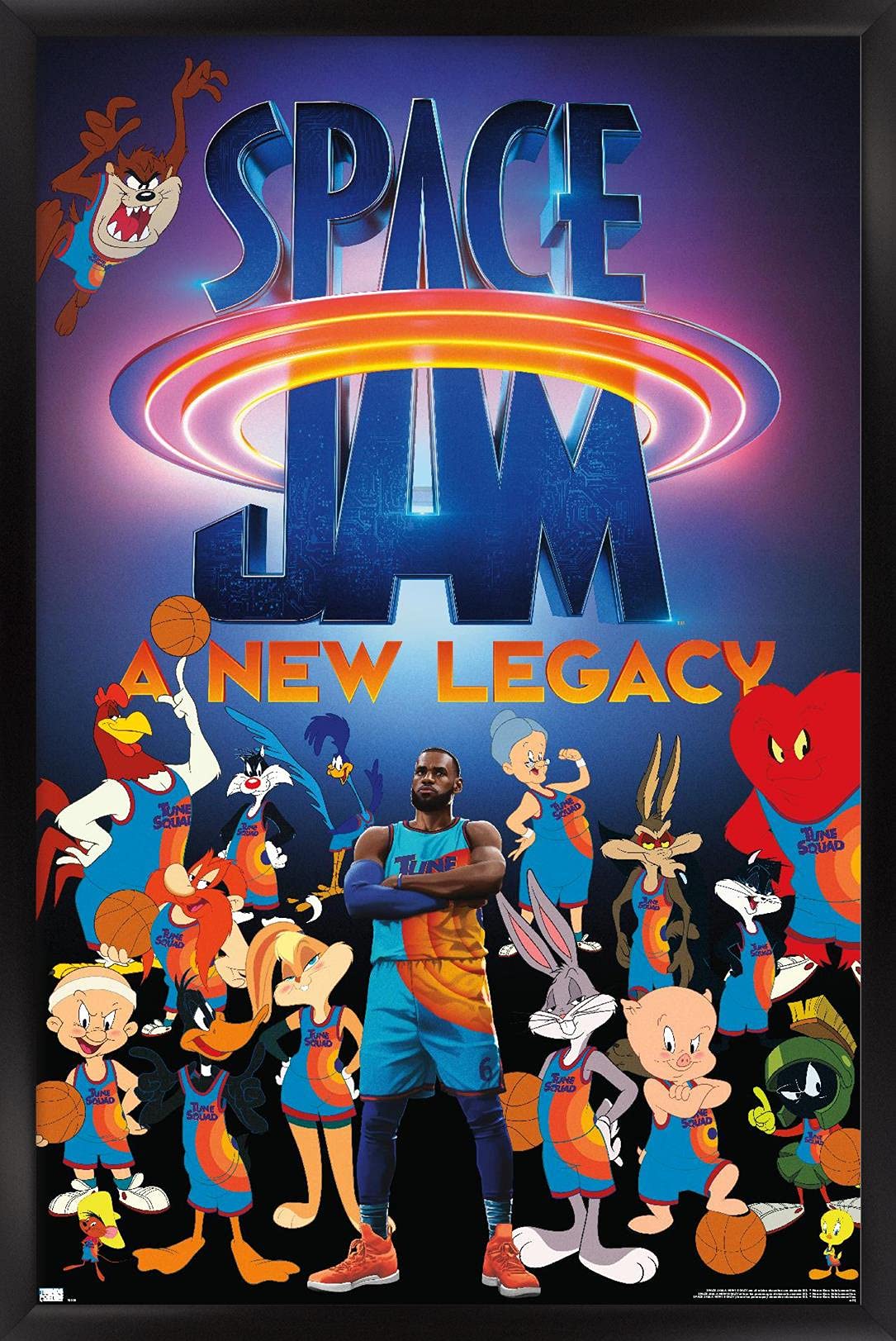 Trends International Space Jam: A New Legacy - Team Wall Poster, 14.725'' X 22.375'', Black Framed Version
