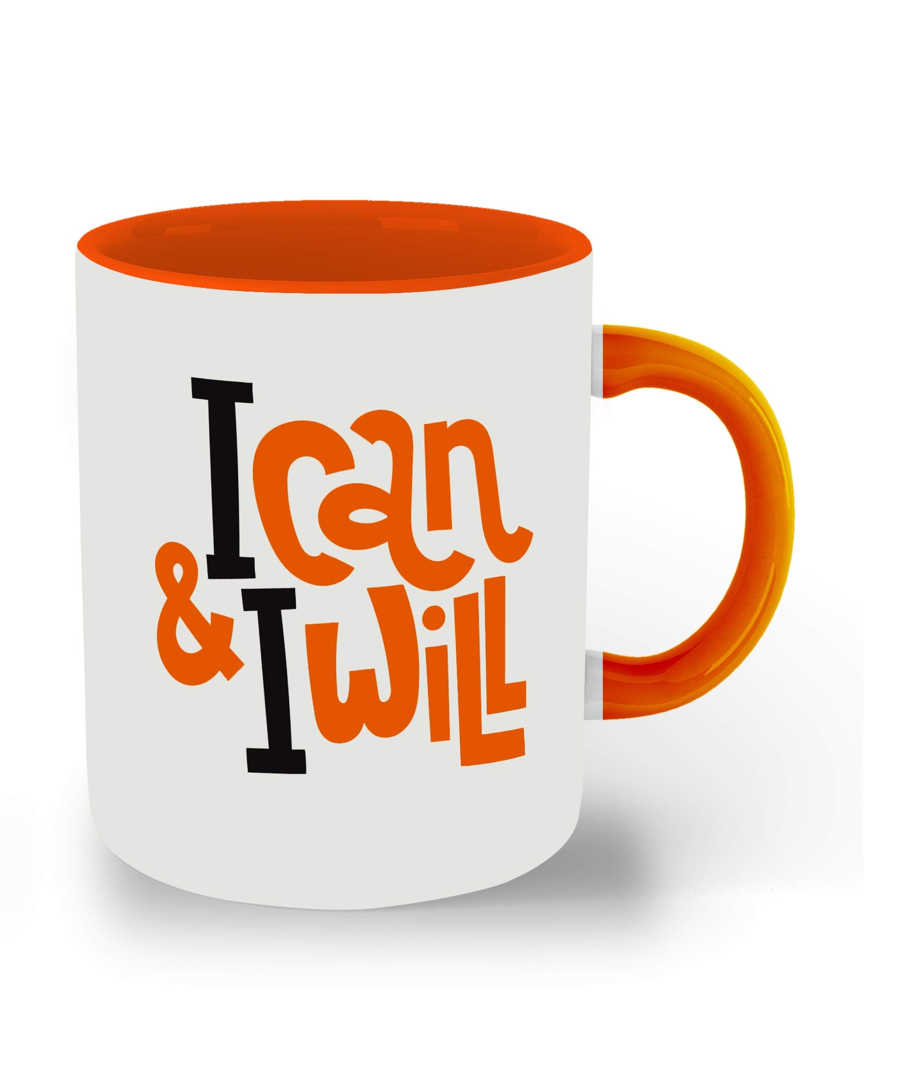 Whats Your Kick Motivational Energy Quotes, Inspiration Printed Orange Inner Colour Ceramic Coffee Mug Fitness, Gym, Best Gift 