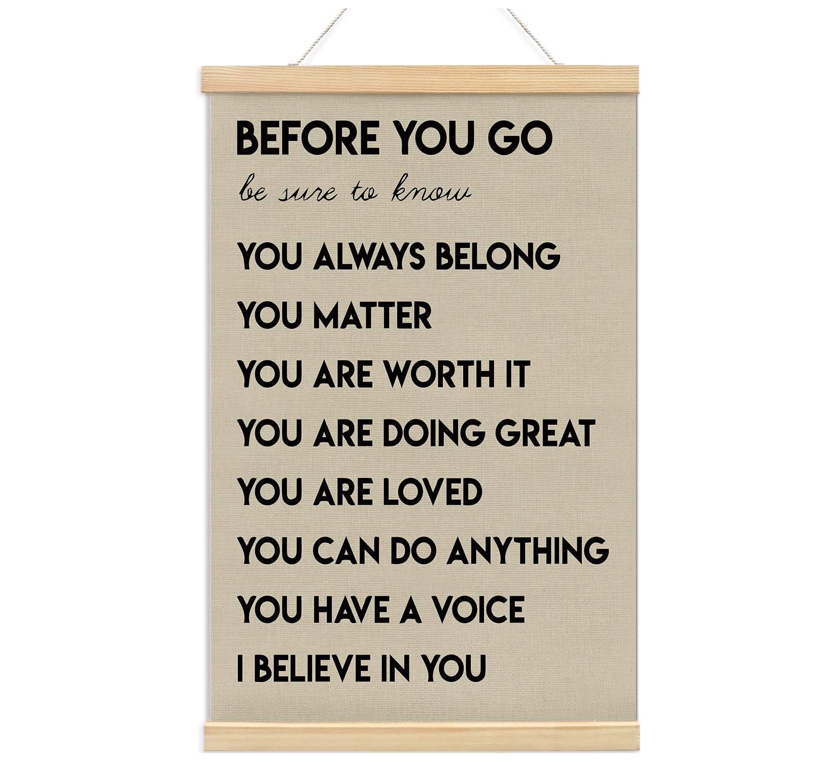 Foedor Mental Health Posters,Positive Affirmations Wall Sign Decor Posters For Health Office,Inspirational Wall Art For Office B