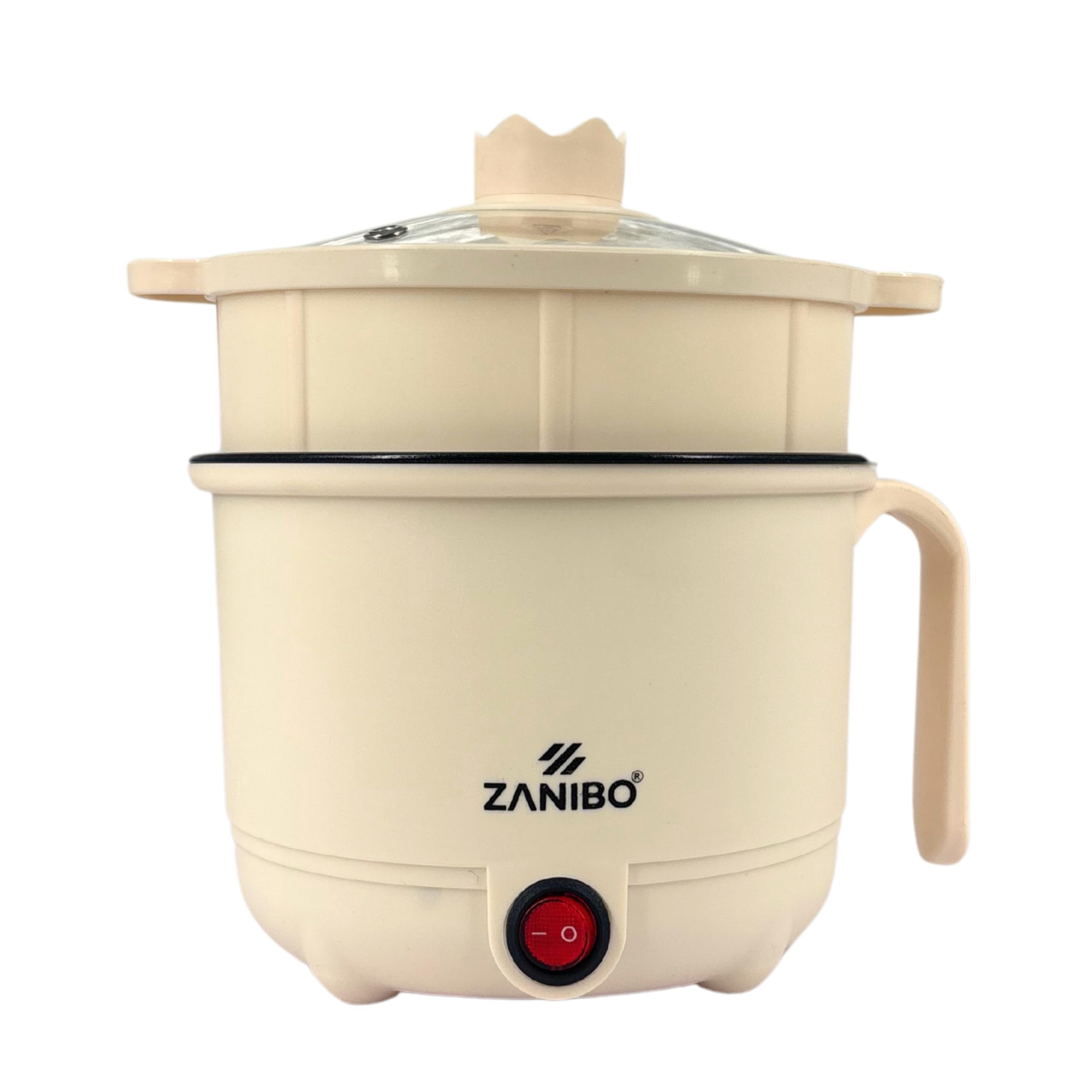 Zanibo Multipurpose Electric Kettle 1.5L | Noodles Cooker & Egg Steamer | Boil, Steam, Fry, Saute | Multi Cooker Kettle For Wate