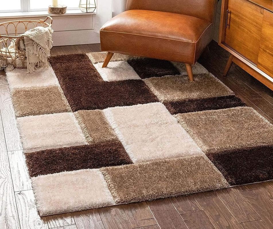Carpet For Living Room 12 X 15 Feet Soft Fluffy Non-Slip Modern Area Rug For Bedroom & Home Dcor - Large Shaggy Carpet (Multi - 