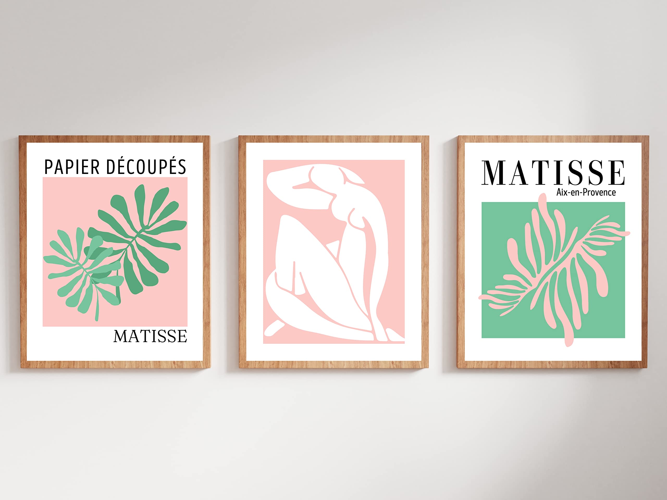 Pastel Danish Room Decor Aesthetic Posters Pink and Green Matisse Wall Art Prints for Bedroom Wall Decor  Flower Market Cute Poster Set of 6 for Teen Girls College Dorm Room Decor UNFRAMED  8x10