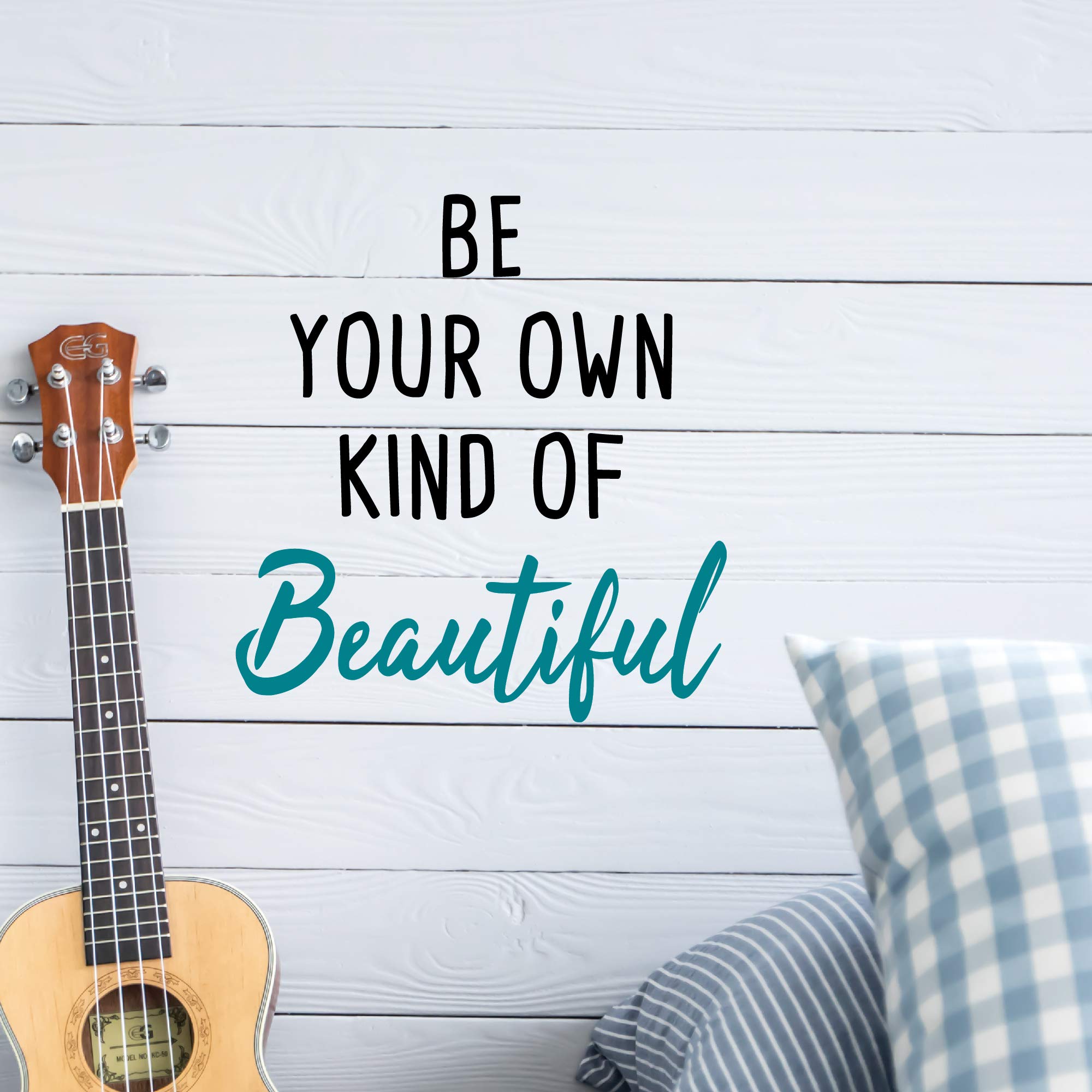 Guliguli Be Kind Of Your Own Beautiful-Inspirational Quotes Wall Decals-Vinyl Stickers For Bedroom Living Room School Office Hom