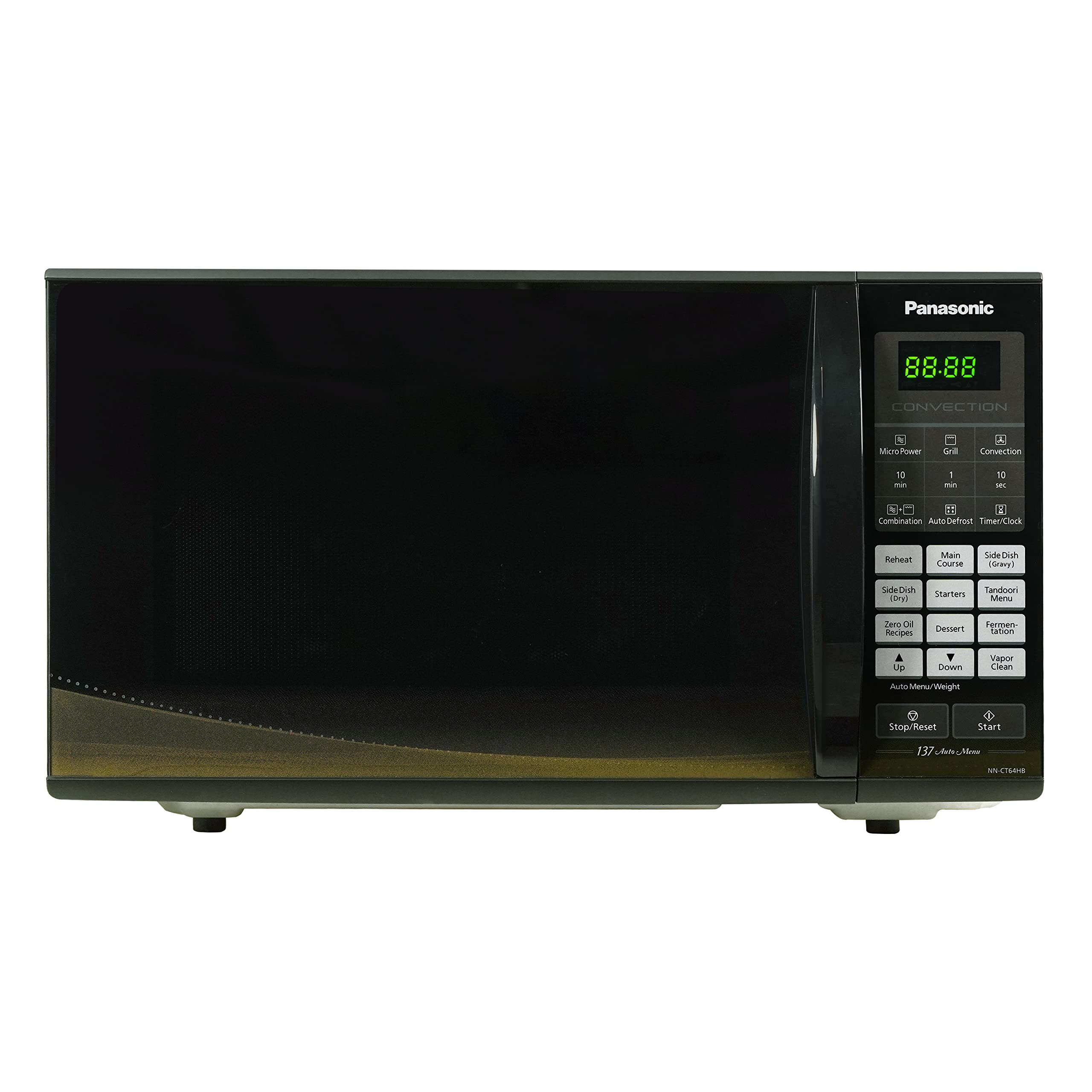 Panasonic 27L Convection Microwave Oven(Nn-Ct64Hbfdg, Black Mirror + Golden , Zero Oil)
