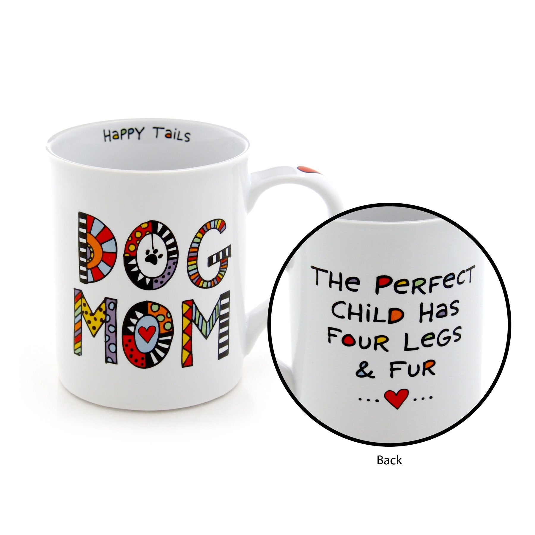 Our Name Is Mud Dog Mom    Cuppa Doodle Porcelain Mug, 16 Oz.