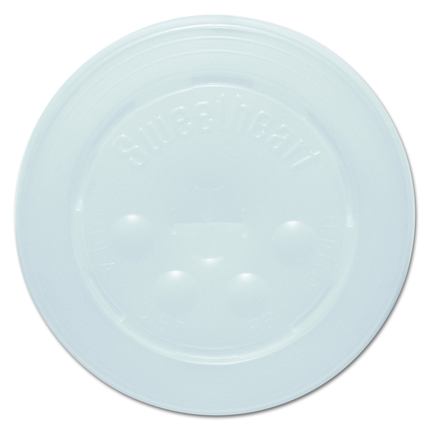 Solo L16Bl-0100 Id Straw Slot Plastic Lid -Translucent - For Solo Paper Cold Cups (Case Of 2000)