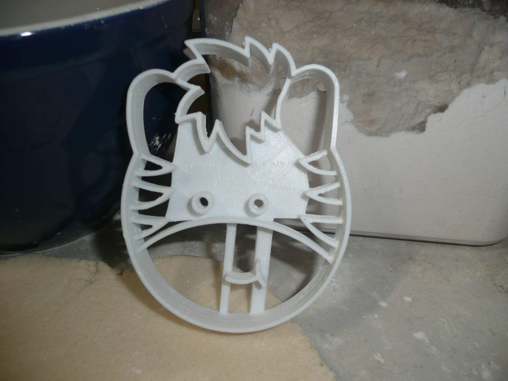 Zebra Detailed Face Head Zoo Animal Safari Black And White Stripes Cookie Cutter Usa Pr2626