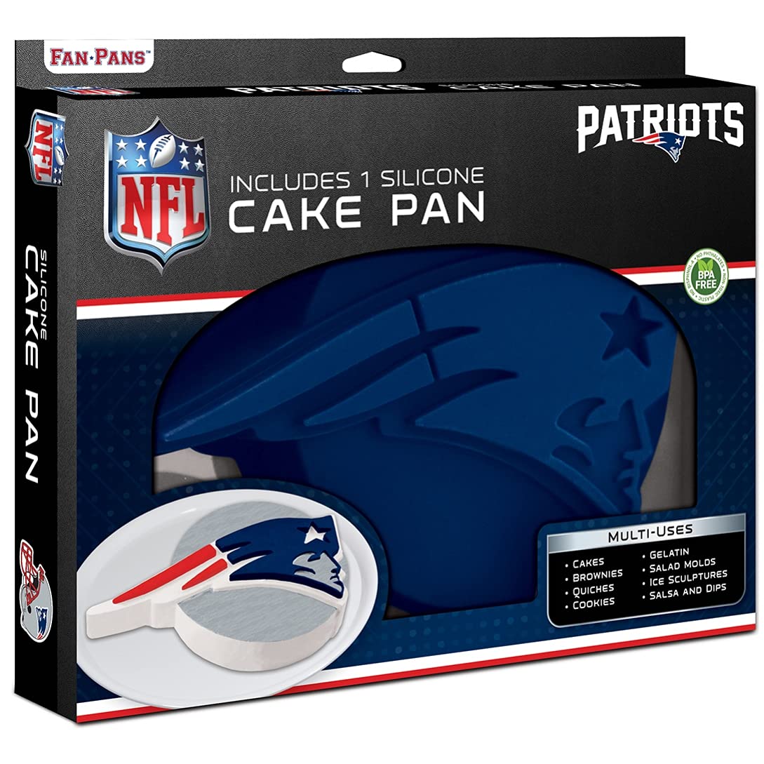 MasterPieces Game Day Set - FanPans NFL New England Patriots - Silicone Ice Cube Trays Two Pack - Dishwasher Safe