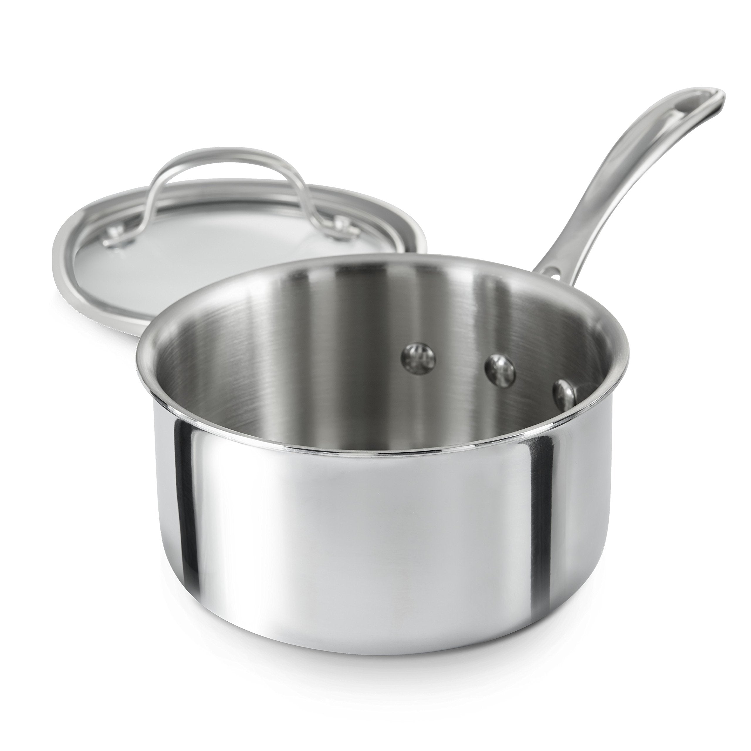 Calphalon Tri-Ply Stainless Steel 1-1/2-Quart Sauce Pan With Cover