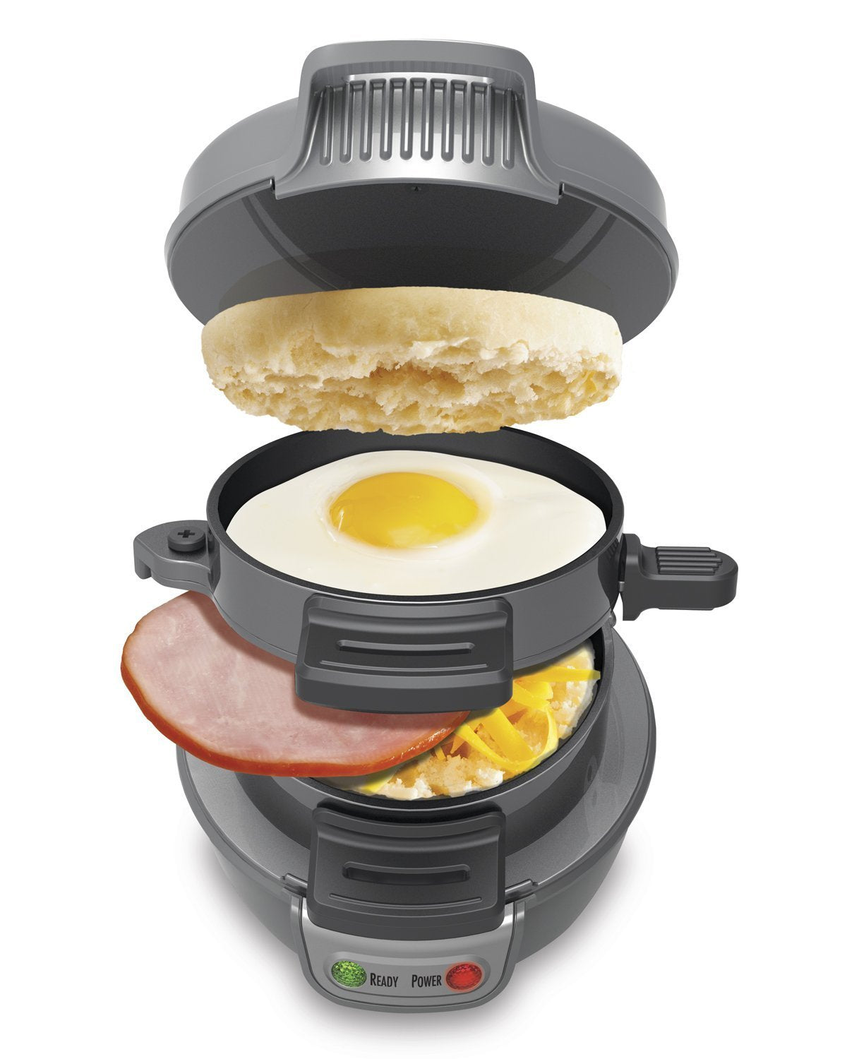 Hamilton Beach Breakfast Sandwich Maker, Silver (25475A)