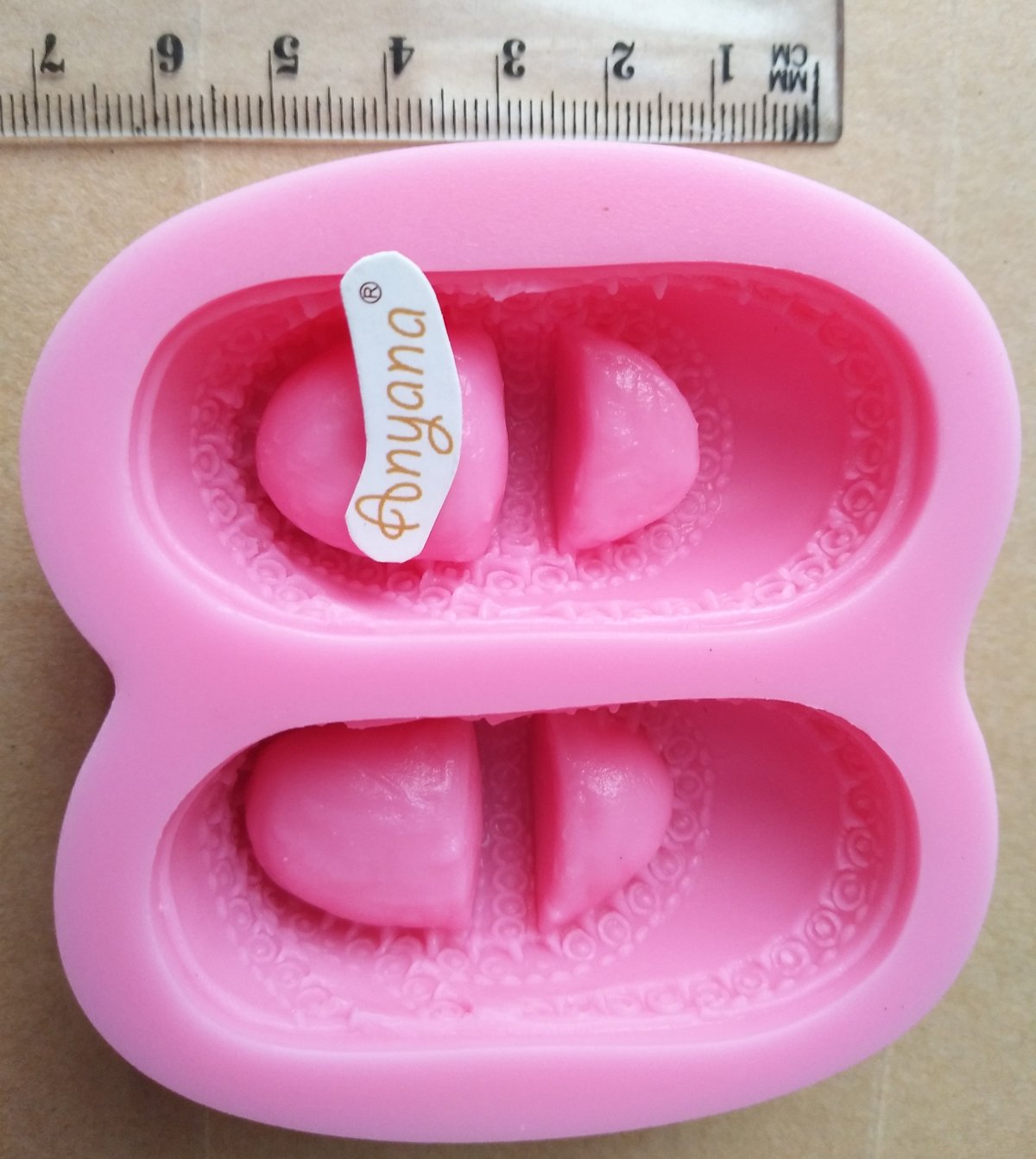 Anyana Girl Baby Booties Shoes Shower Christening Mould Cake Fondant Silicone Gum Paste Mold For Sugar Paste Cupcake Decorating