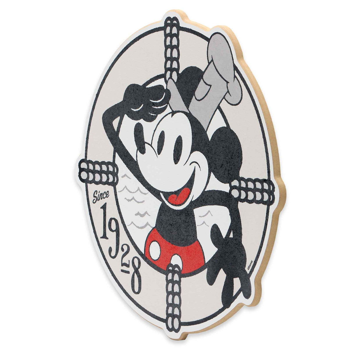 Open Road Brands Disney Mickey Mouse as Steamboat Willie Buoy Wood Wal ...