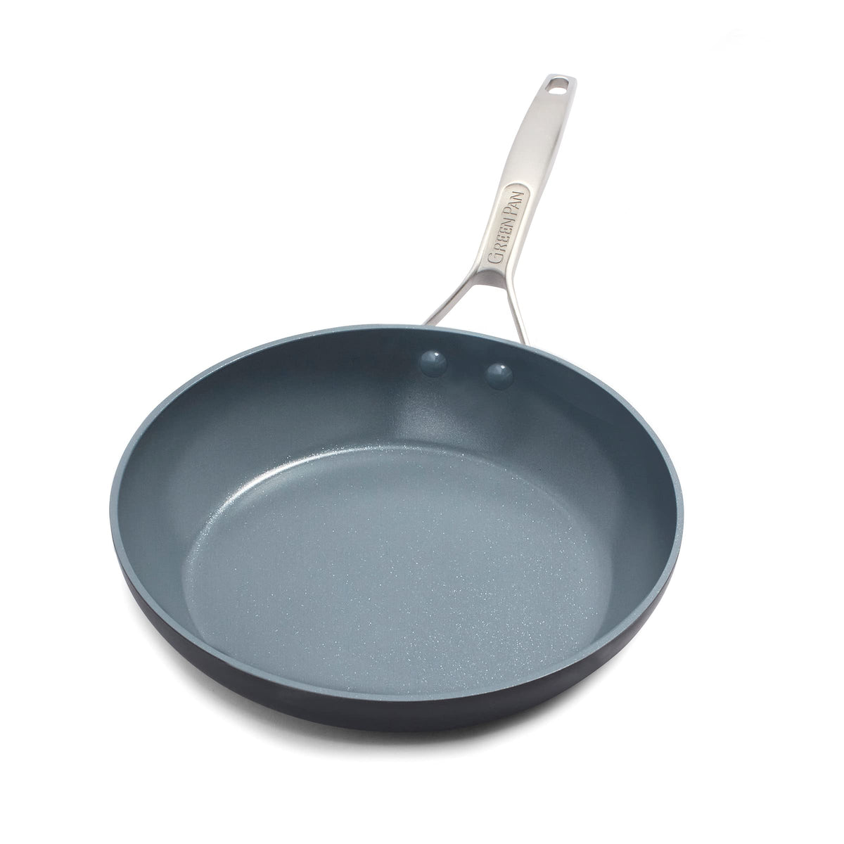 Greenpan Paris Pro Hard Anodized Healthy Ceramic Nonstick, 10'' Frying Pan Skillet, Pfas-Free, Dishwasher Safe, Grey