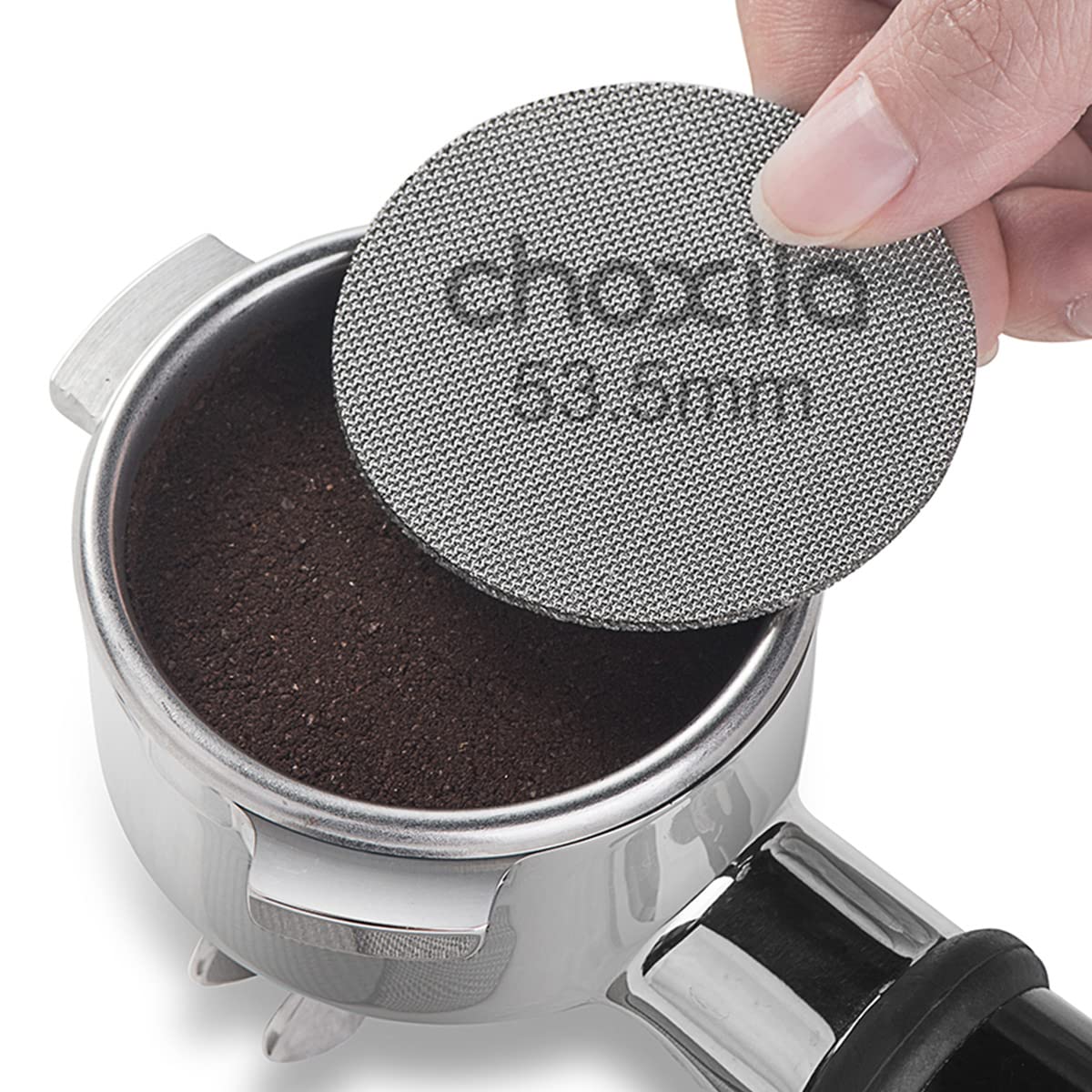 Espresso Puck Screen Choxila 1.7 Thickness 100M Filter Fineness Reusable Filters Stainless Steel Coffee Filter Disc Puck Screen