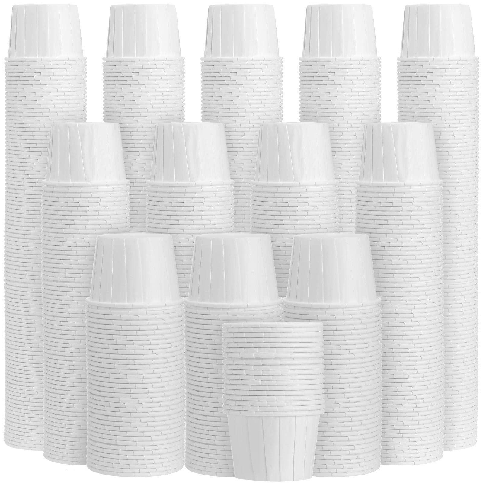 Amyhill 1200 Pack 1, 2 oz Disposable Paper Medicine Condiment Cups