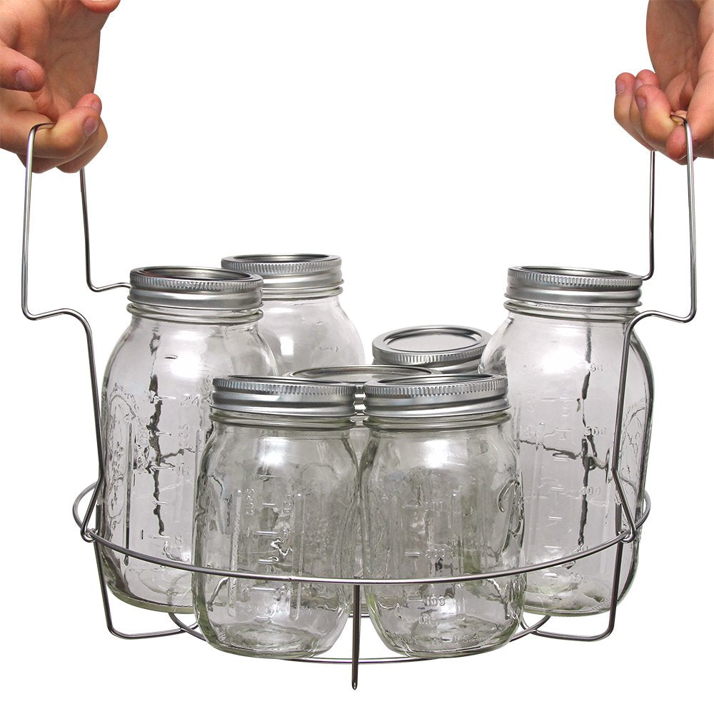 All Clad Canning Rack Kitchen Crop Vkp Brands Stainless Steel Canning Rack With Jar Dividers ...