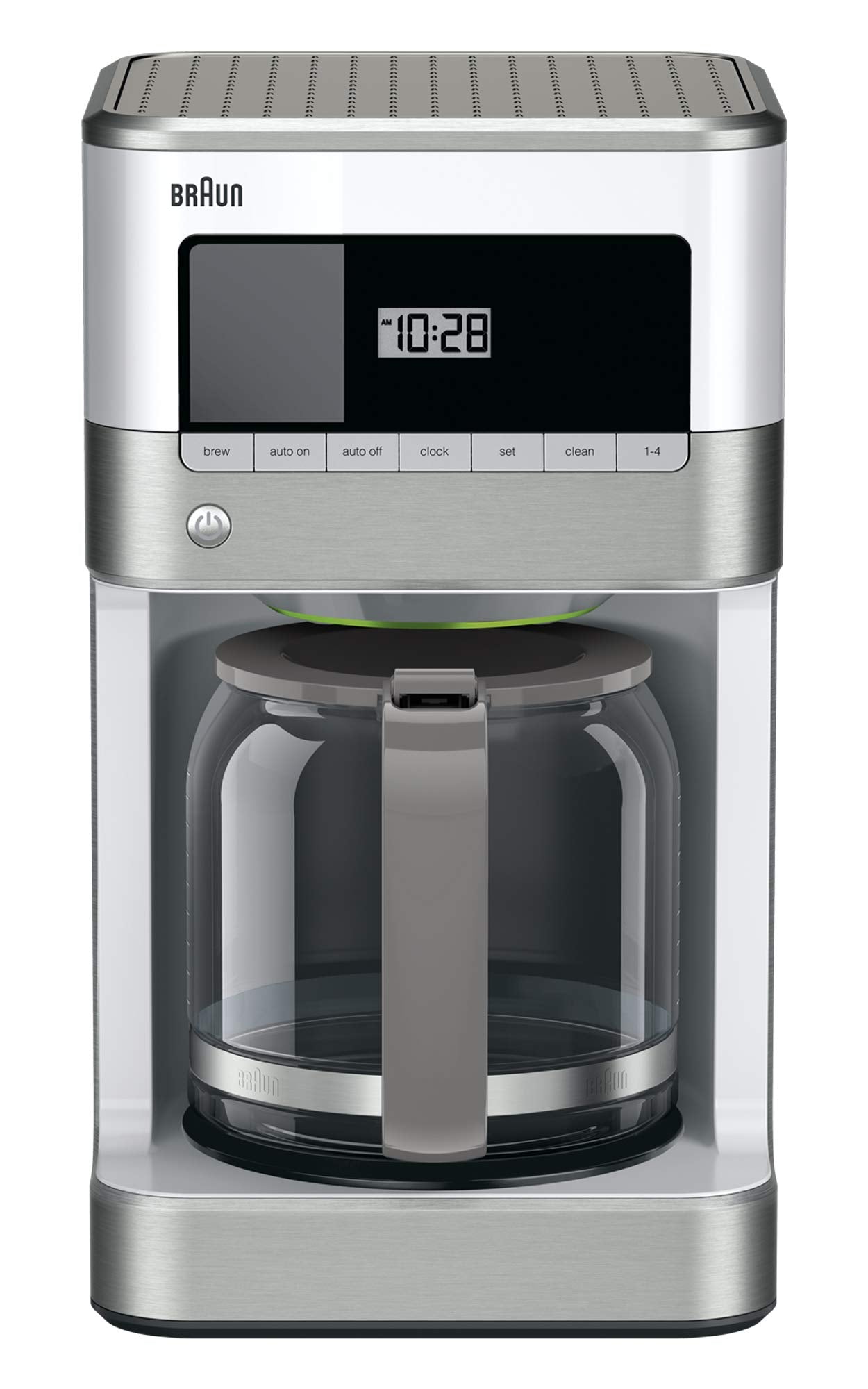 Braun Kf6050Wh Brewsense Drip Coffee Maker, White