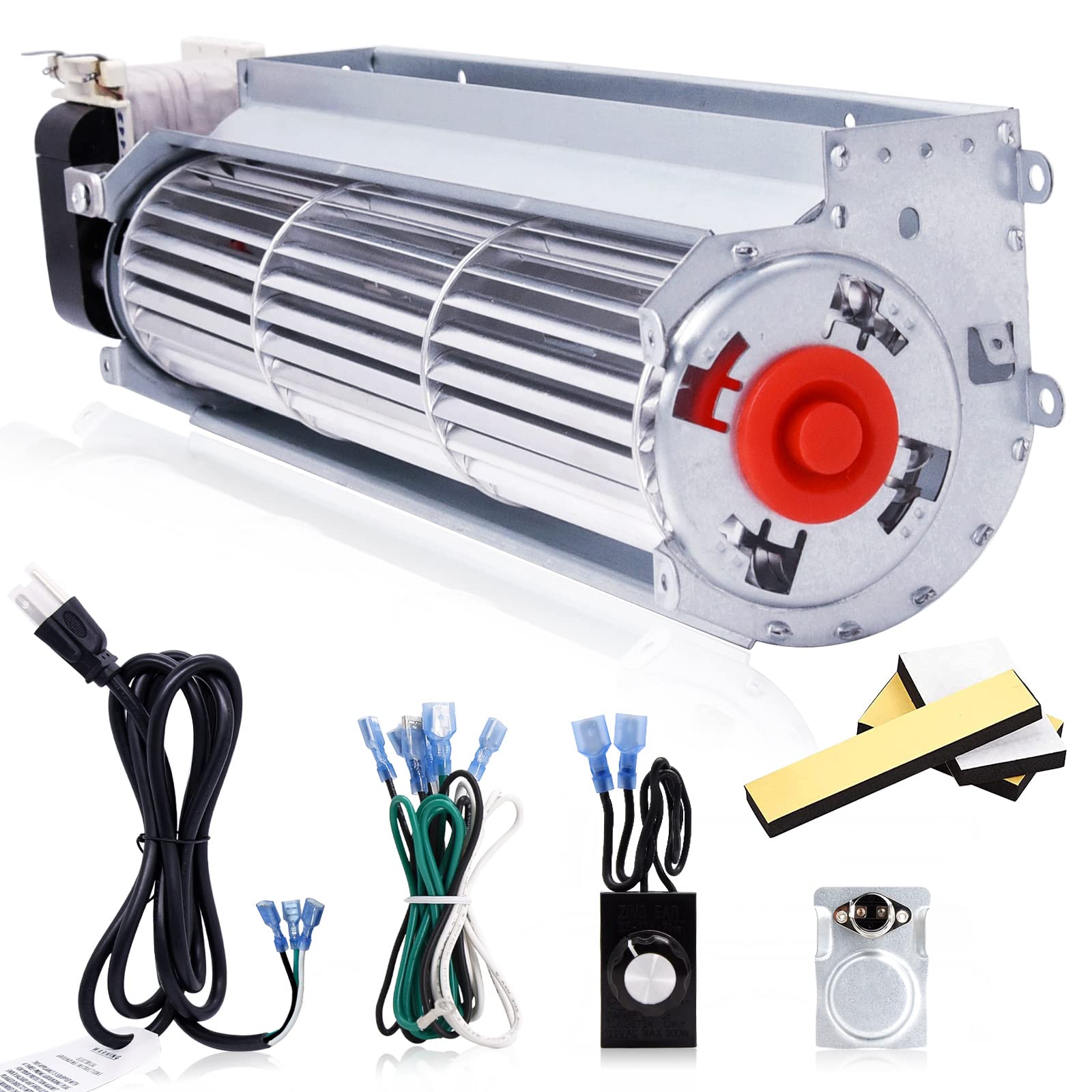 Hiorucet BK BKT GA3650T GA3650TB GA3700T GA3700TA Fireplace Blower Fan Kit for Desa Tech, FMI, Vanguard, Vexar, Comfort Flame, A