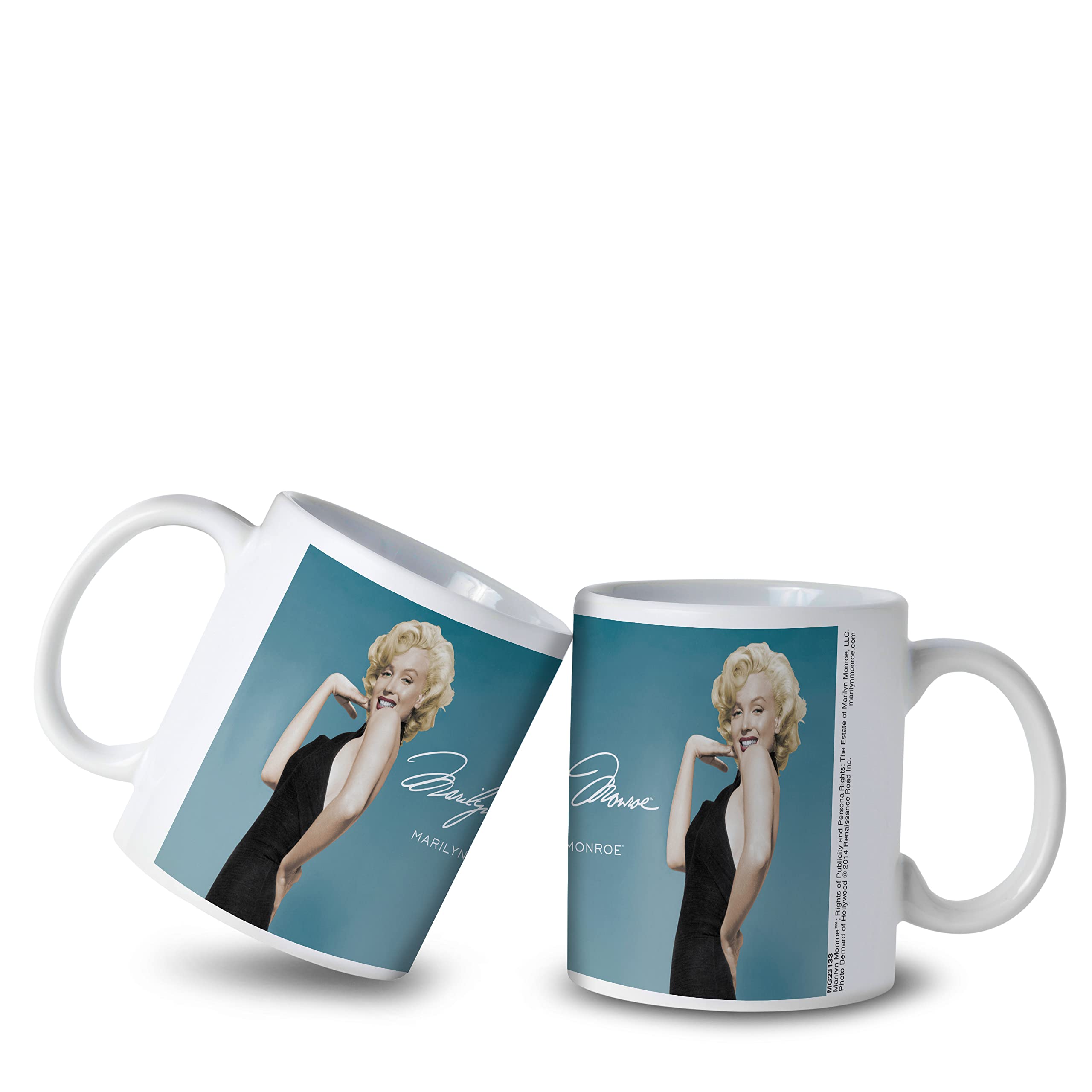 Pyramid America Marilyn Monroe Coffee Mug - Marilyn Monroe Pose Mug - 11 oz. Unique Ceramic Cup for Coffee, Cocoa & Tea Drinkers