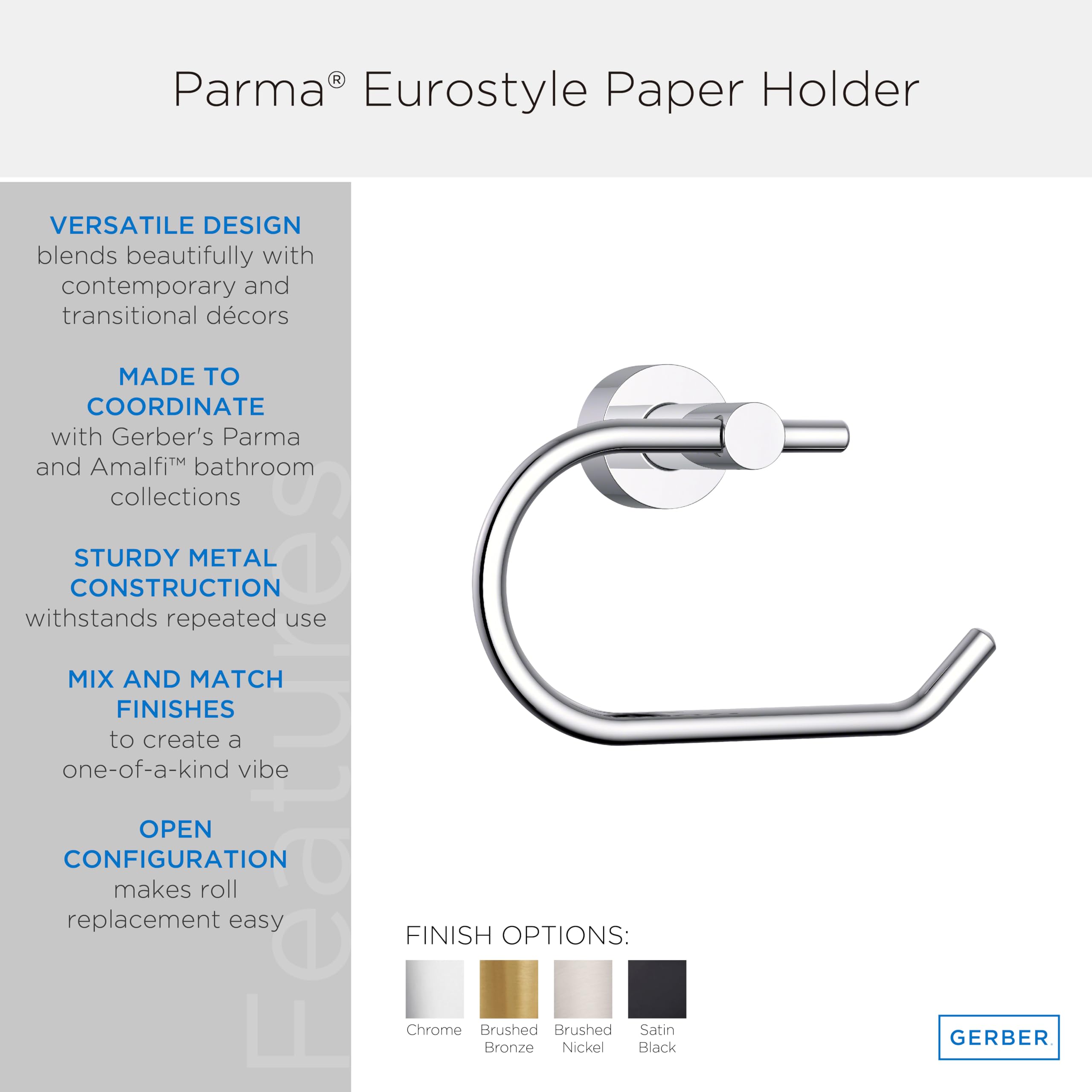 Gerber Plumbing Parma Toilet Paper Holder