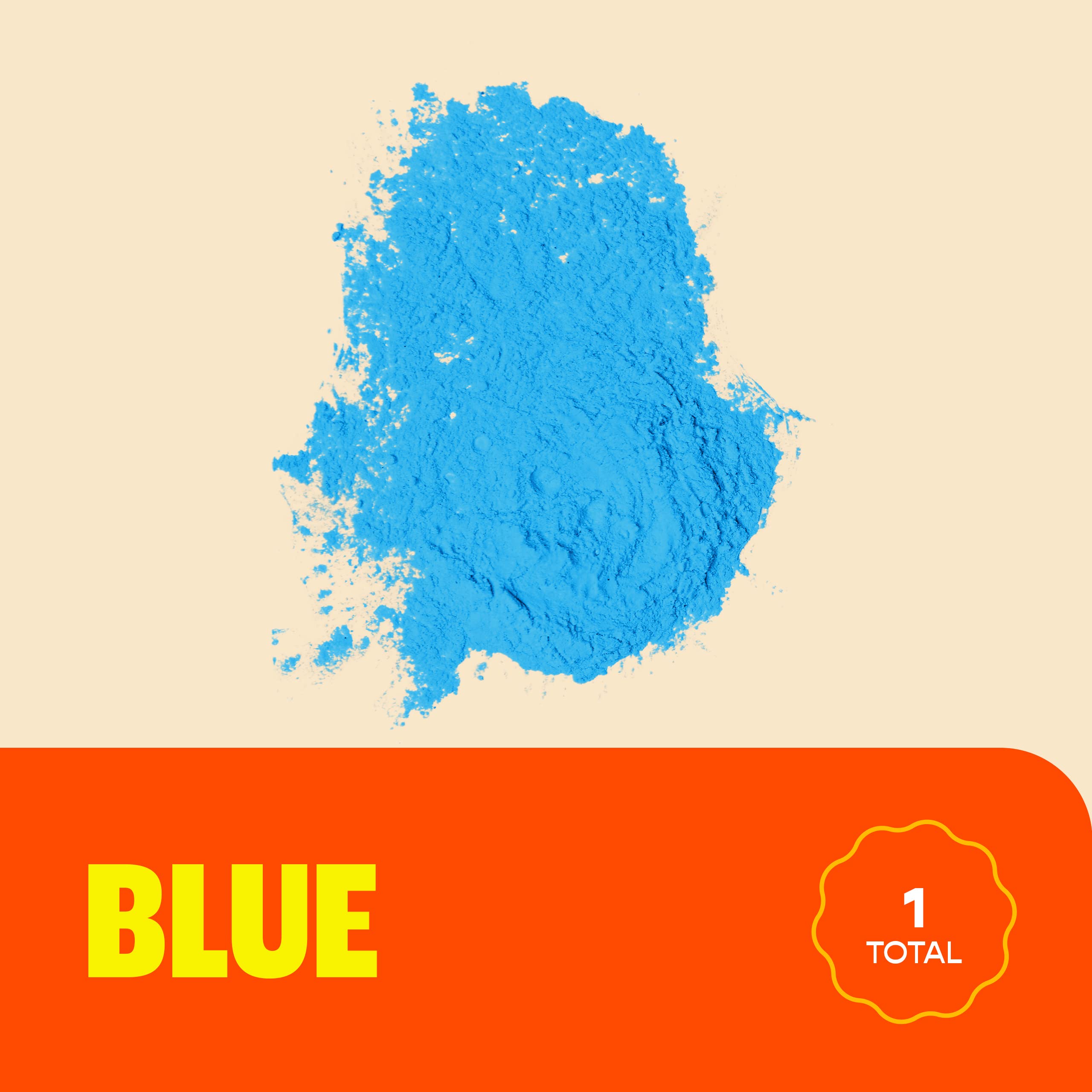 Chameleon Colors Blue Gender Reveal Powder - 1 Lb Bags - 10 Pack - For 8-10 People - Vibrant Blue Color - Powder For Baby Boy Ge
