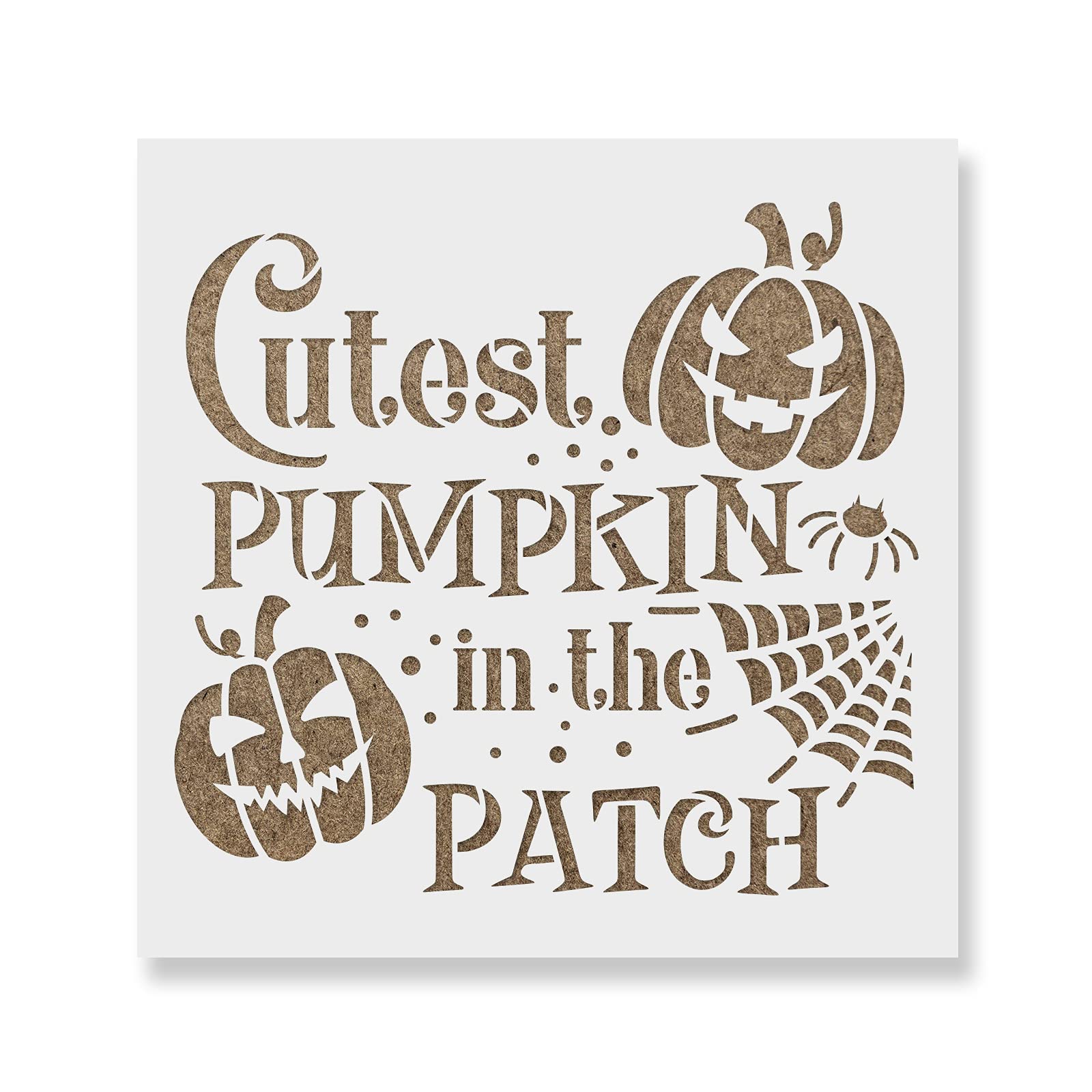 Cutest Pumpkin Stencil  Reusable Stencils For Painting  Create Diy Cutest Pumpkin Crafts And Projects