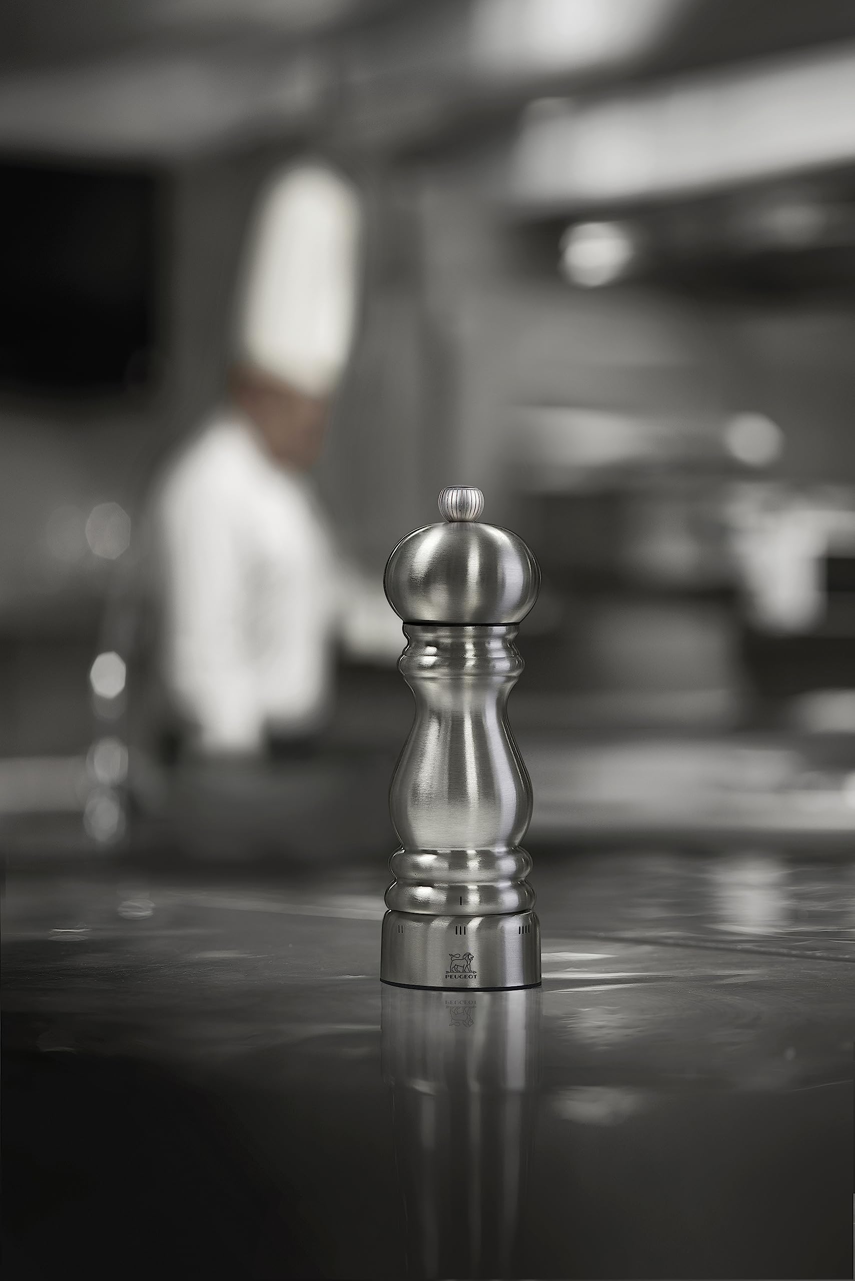 'Peugeot Paris Chef u'Select Stainless Steel 18cm - 7'''' Pepper Mill'' (32470)