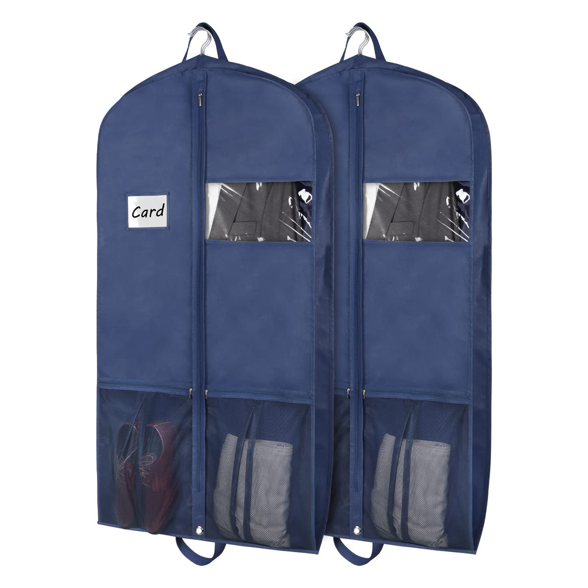 Zilink 43'' Suit Bags For Men Travel And Storage Gusseted Garment Bags For Hanging Clothes Suit Cover With Handles For Clothes,