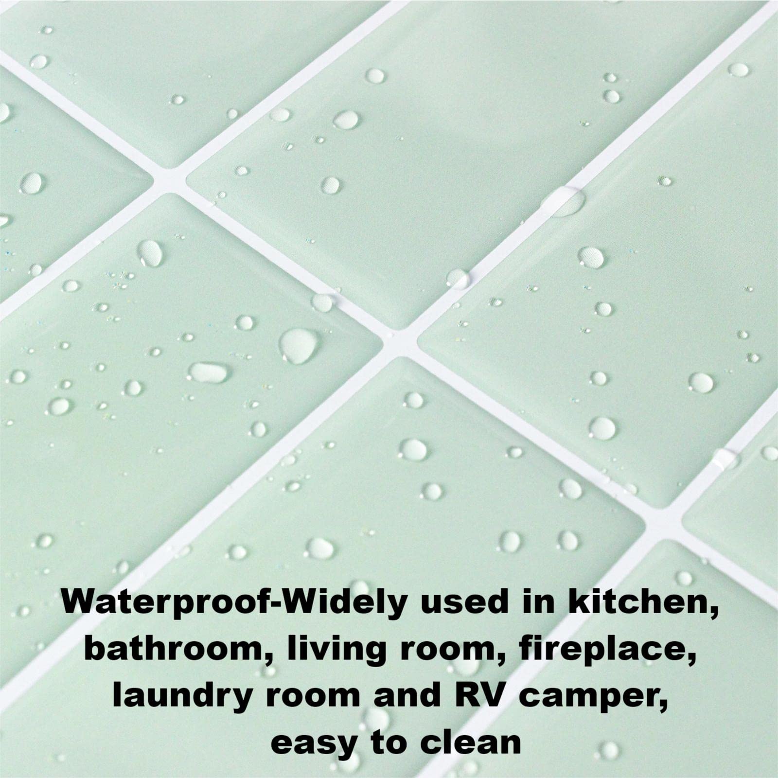 Artemuro 10-Sheets Upgraded Peel And Stick Backsplash Tiles For Kitchen, Bathroom, Vanities, Rv And Laundry D  Cor, Self-Adhesiv