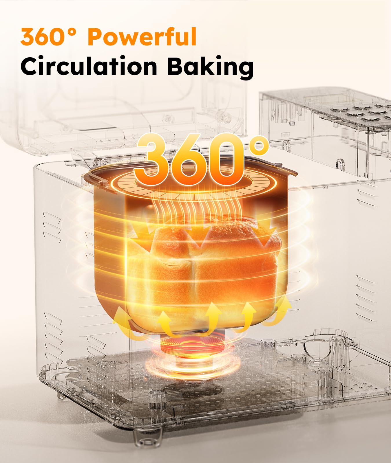 2Lb Bread Maker Machine, Osipoto 17 In 1 Automatic Stainless Steel Bread Machine, Non-Stick, Beginner-Friendly Controls, 15 Hour