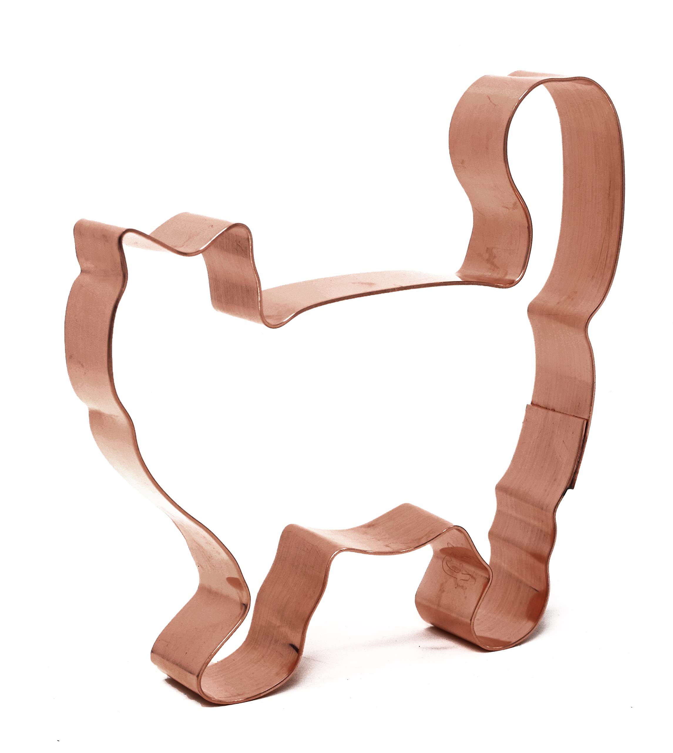 Small Birman Cat Breed Cookie Cutter 3.75 X 3.5 Inches - Handcrafted Copper Cookie Cutter By The Fussy Pup