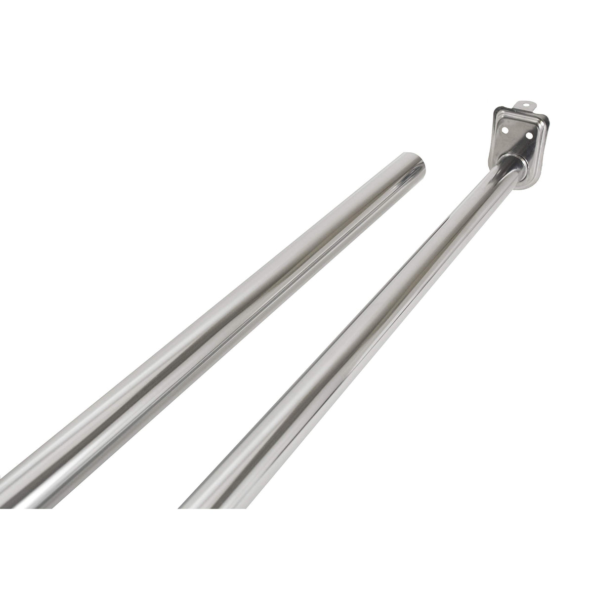 Design House 206078 Adjustable Closet Rod 80-Inch To 150-Inch, Polished Chrome