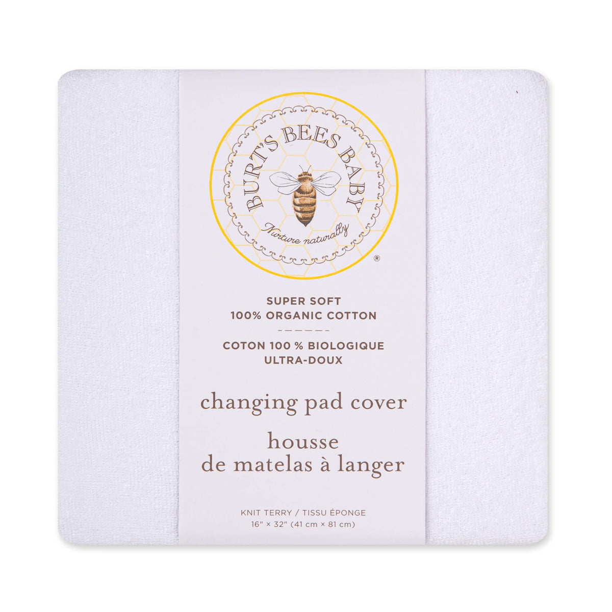Burts Bees Baby Unisex Baby Gift Set - Crib Sheet, Changing Pad Cover  Burp Cloths, 100 Organic Cotton Essentials Bundle