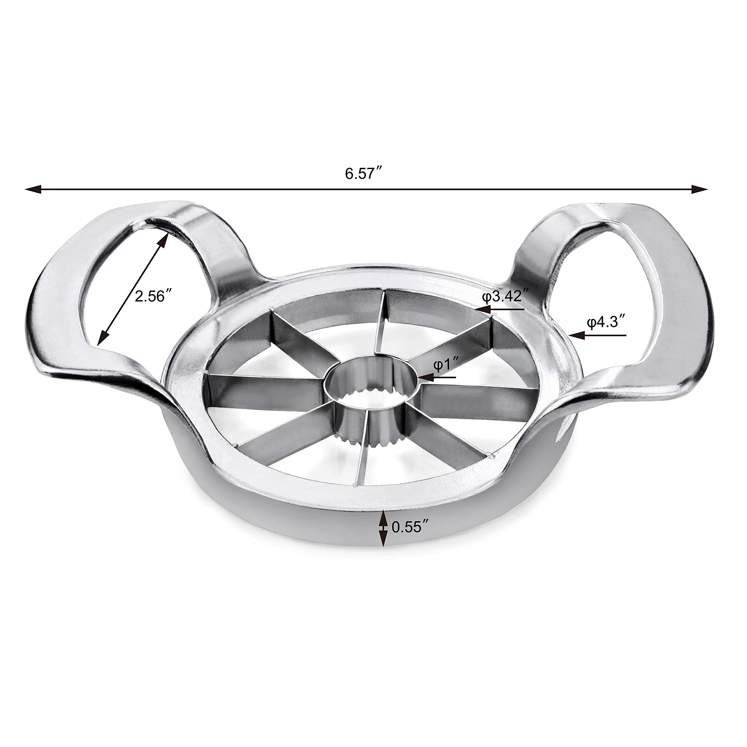 New Star Foodservice 42887 Heavy Duty Commercial Apple Corer And Divider, Powder Coating Finish