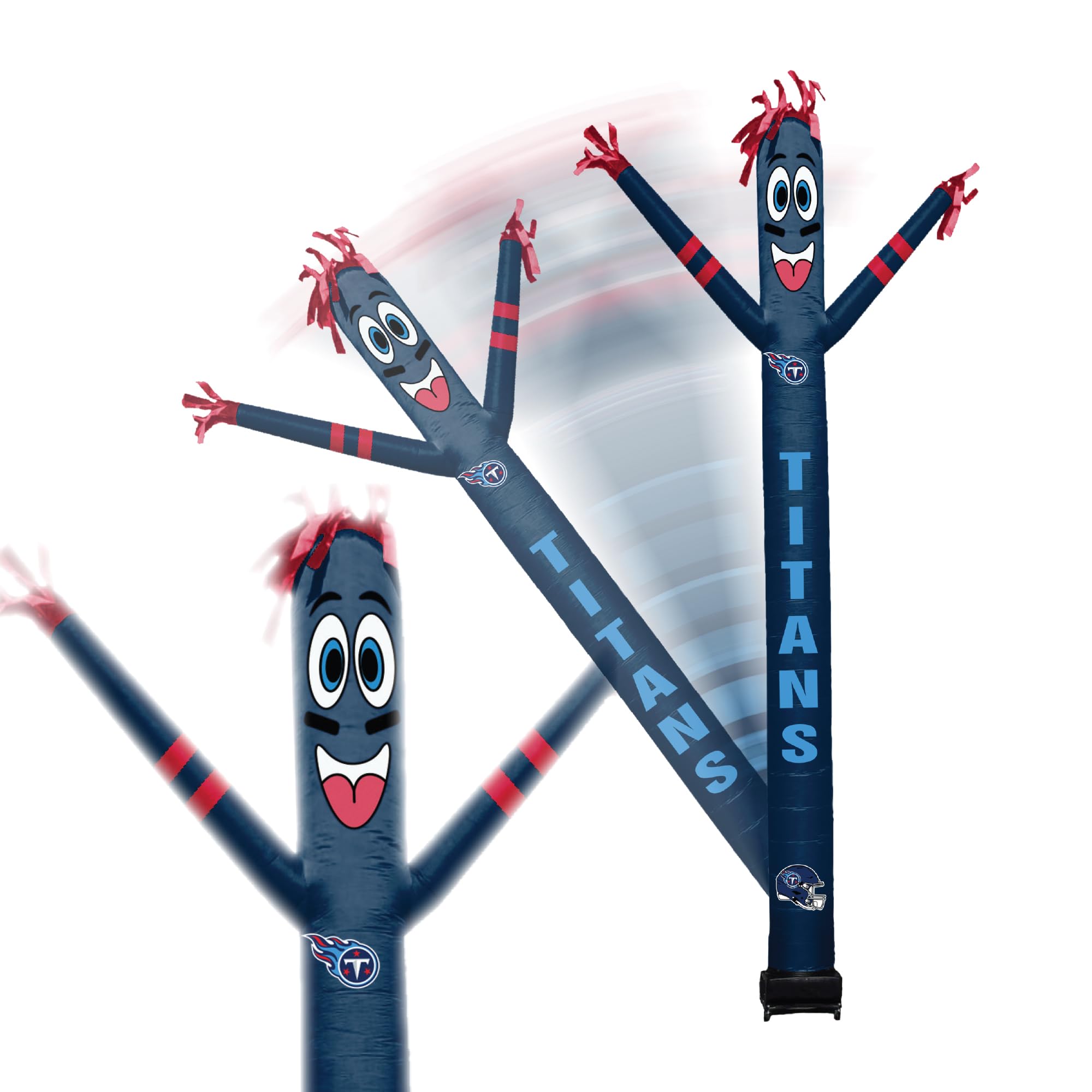 Sporticulture Football Tennessee Titans Wacky Waving Inflatable Tube Guy with LED Lights & Built-in Blower - 6 x 36 x 96 NFL Inf