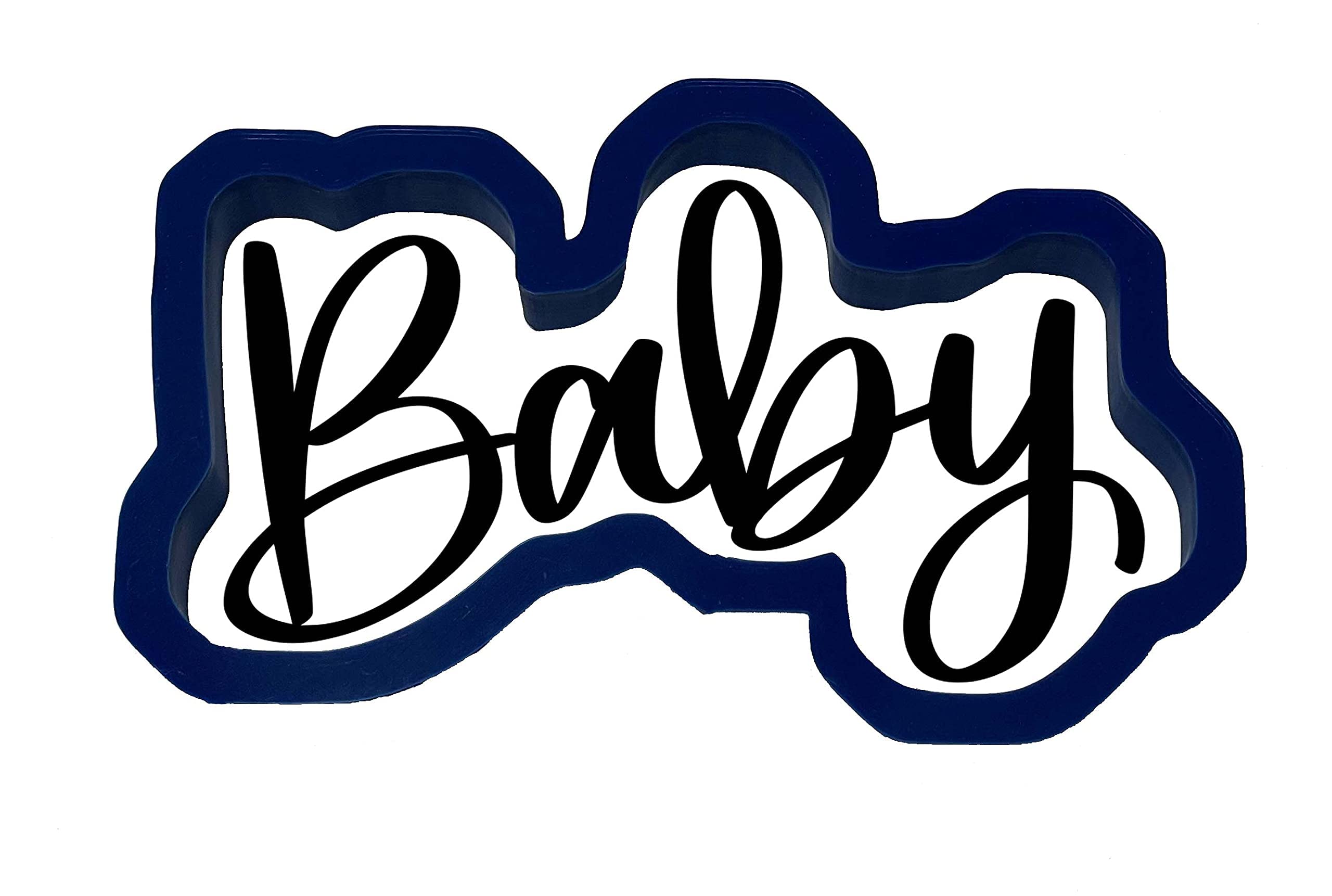 Baby Word Outline Script Cookie Cutter (4.5 Inch)