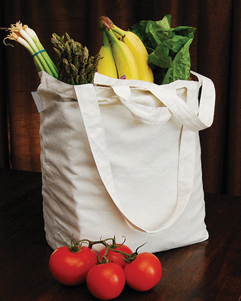 Aunt Martha'S 17-Inch By 14.5 -Inch Reusable Cotton Grocery Bag