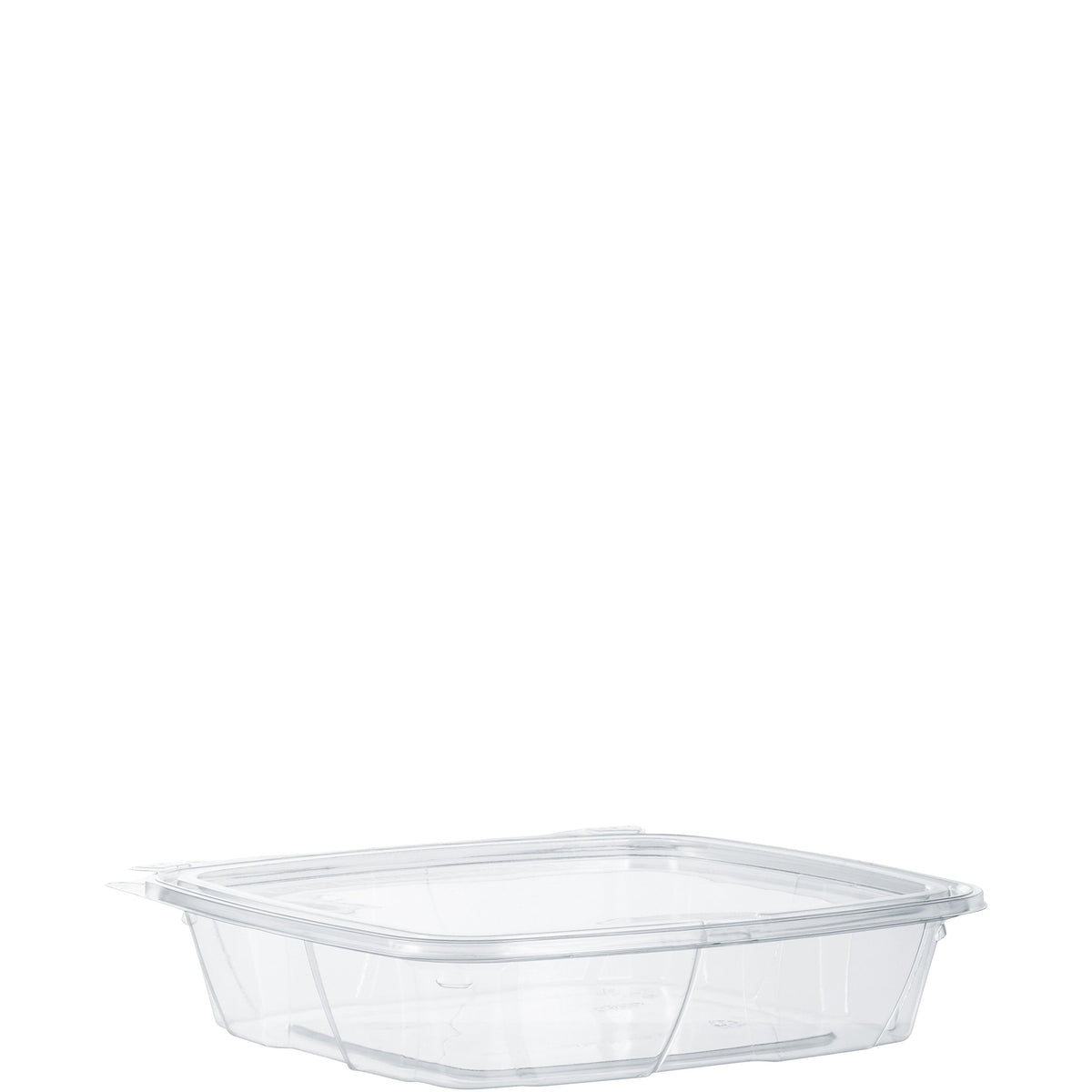 Dart Ch35Def 35 Oz Tamper-Resistant Clear Hinged Container With Flat Lid (Pack Of 200)