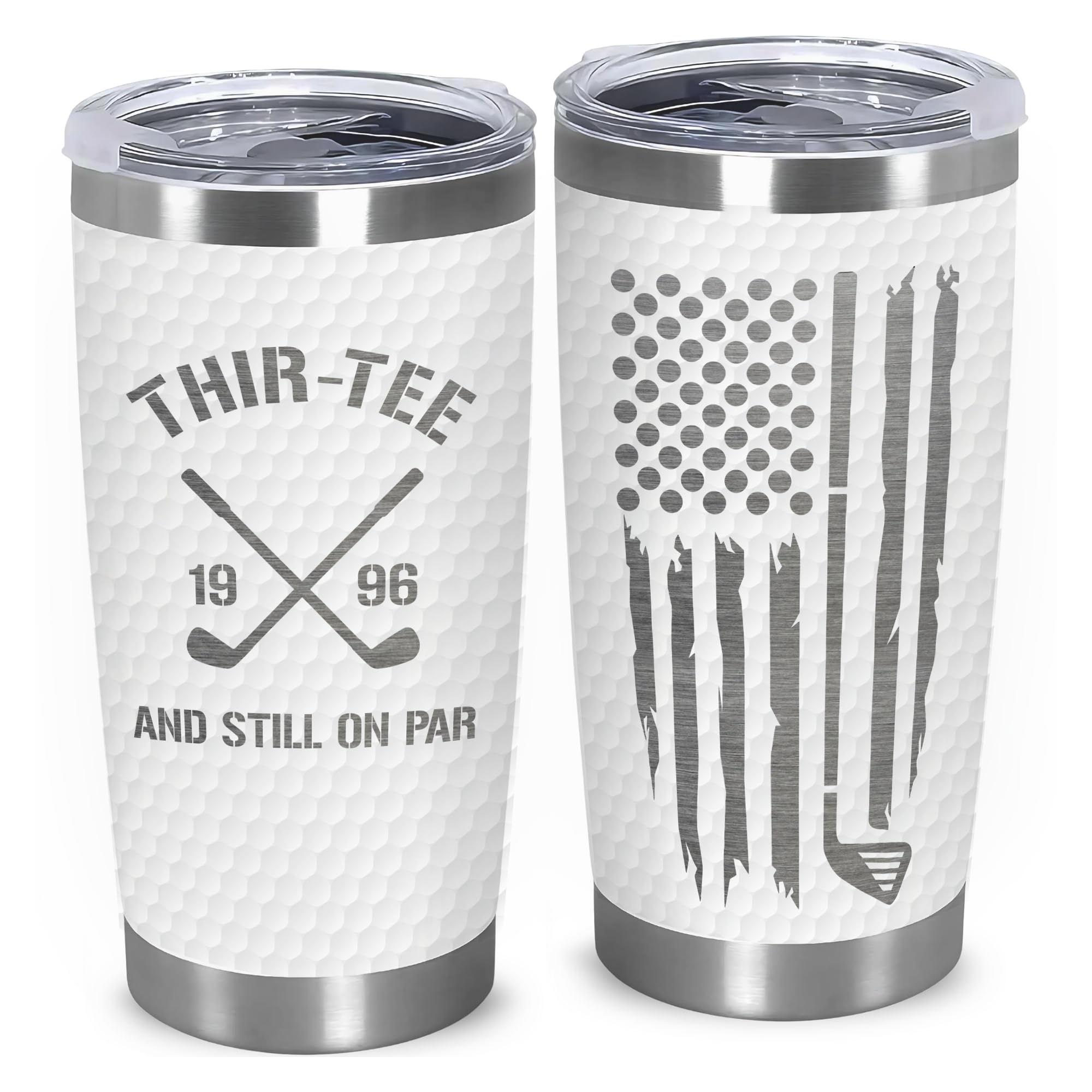 Affordali Golf Birthday Gifts for Men  Thirtee and Still on Par 1996 Tumbler, Unique 30th Birthday Gifts for Men Golfer, Gift 