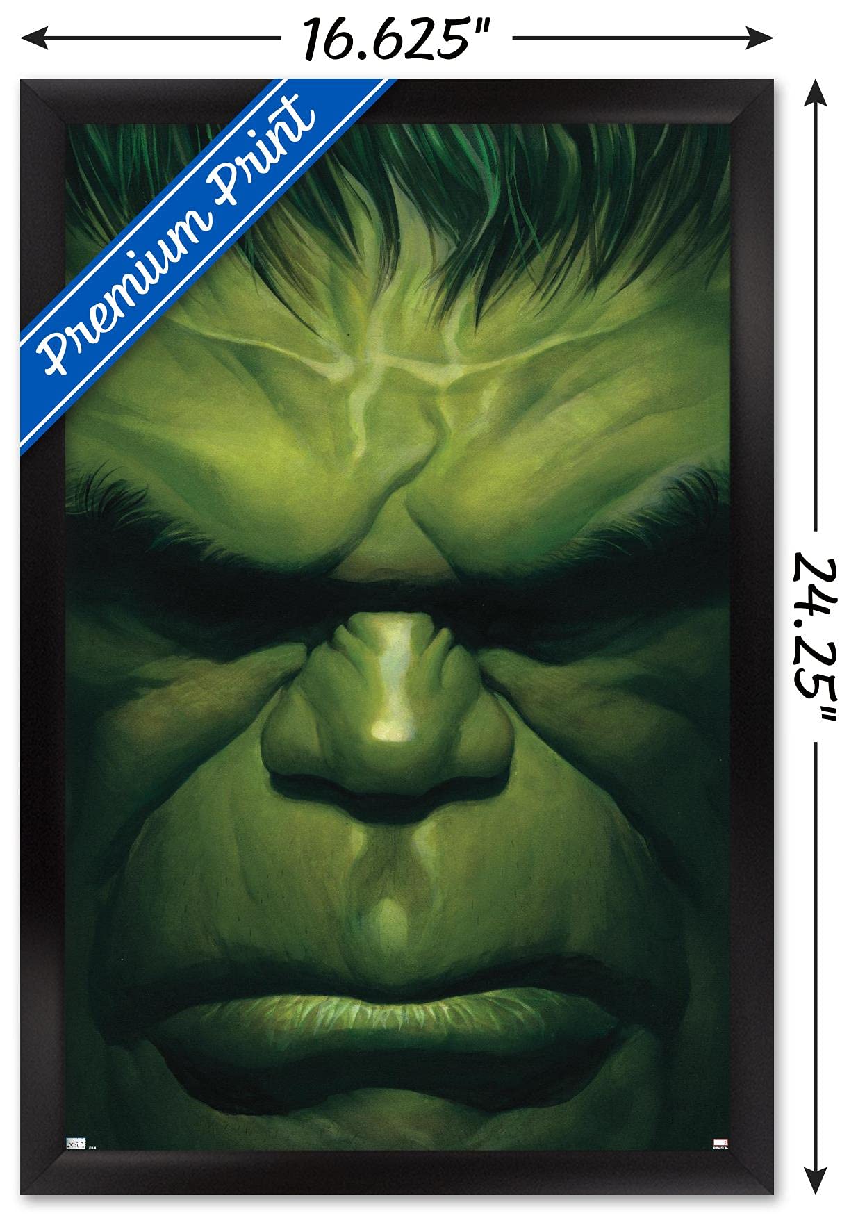 Trends International Marvel Comics - Hulk - The Immortal Hulk #18 Wall Poster, 14.72'' X 22.37'', Black Framed Version