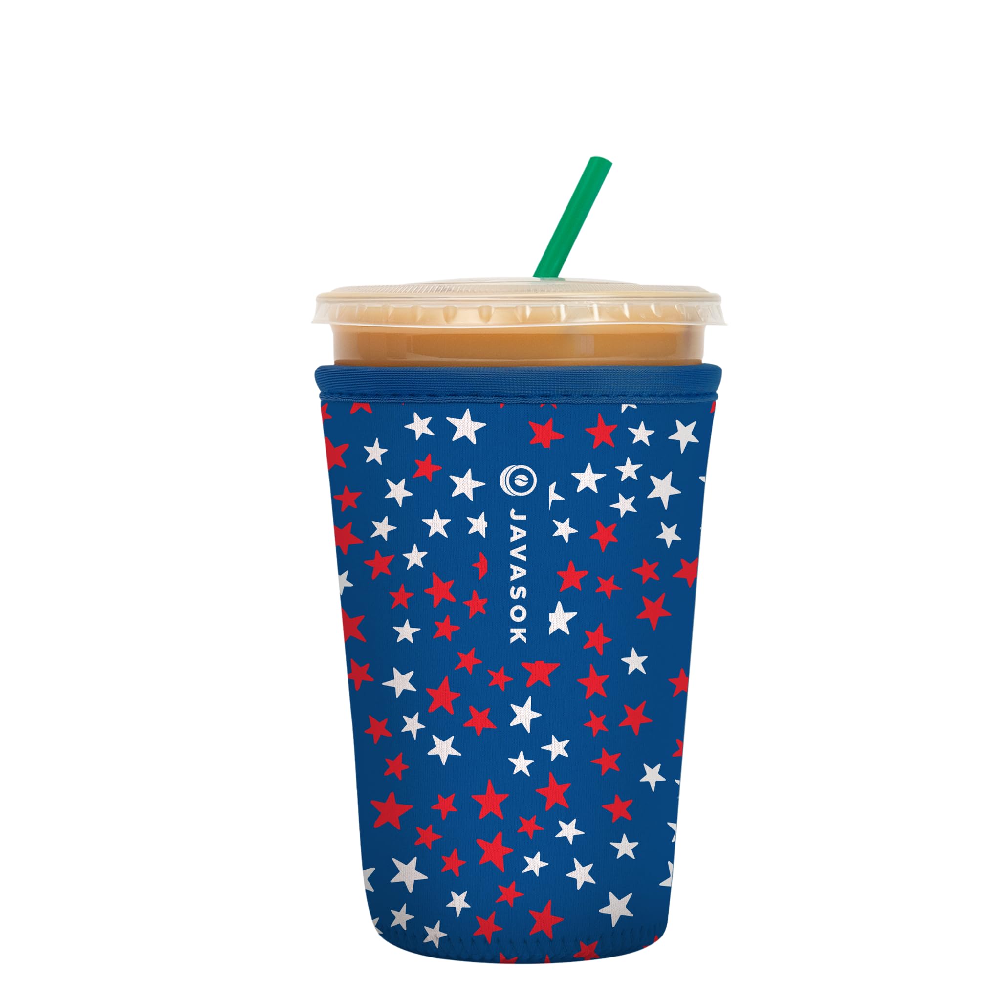 Sok It Java Sok Iced Coffee & Cold Soda Insulated Neoprene Cup Sleeve (Starry Splendor, Medium: 22-28oz)