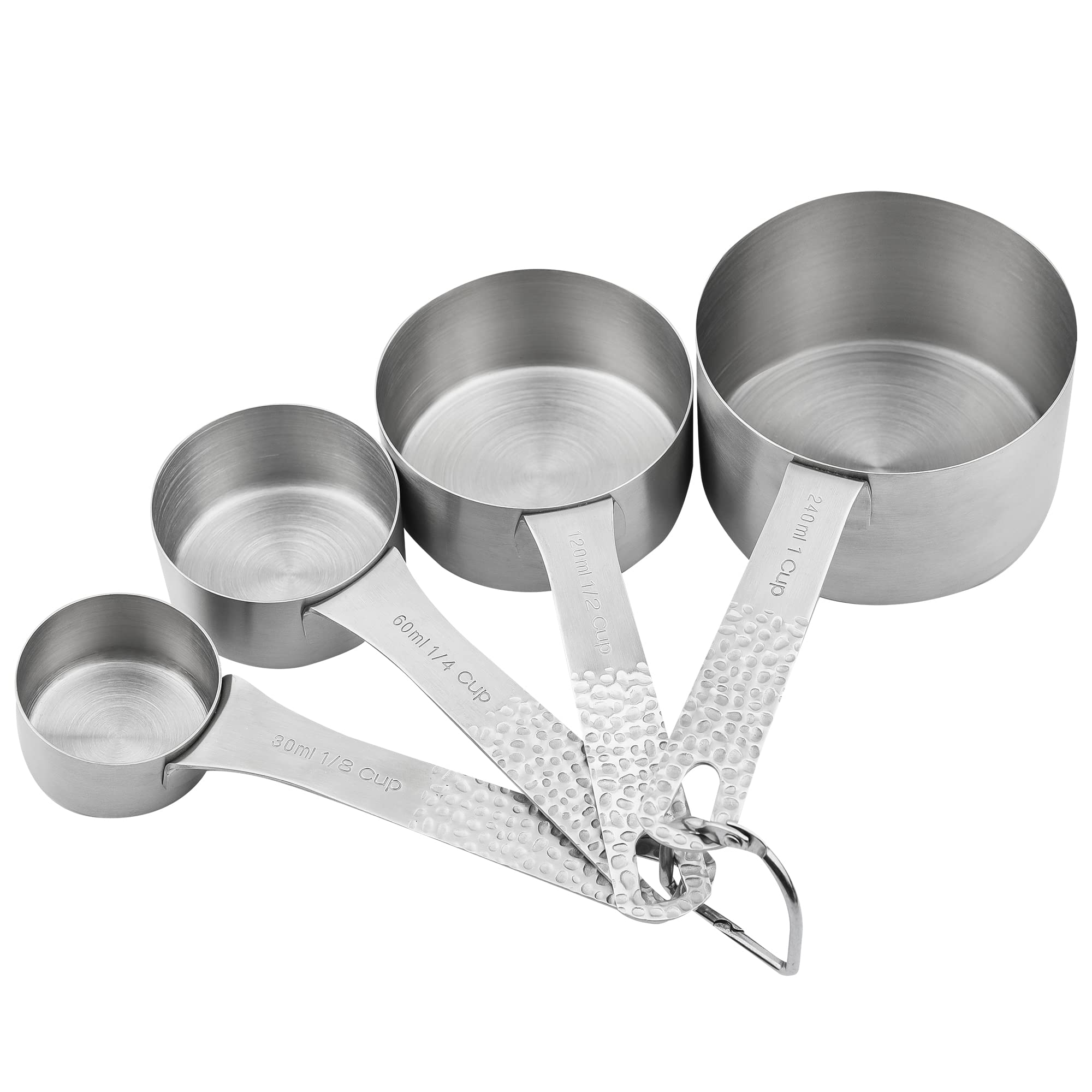 Smithcraft Measuring Cups And Spoons Set, 16 Piece Measuring Cup Set, 18/8 Stainless Steel Measuring Cups Spoons, Measure Cups &