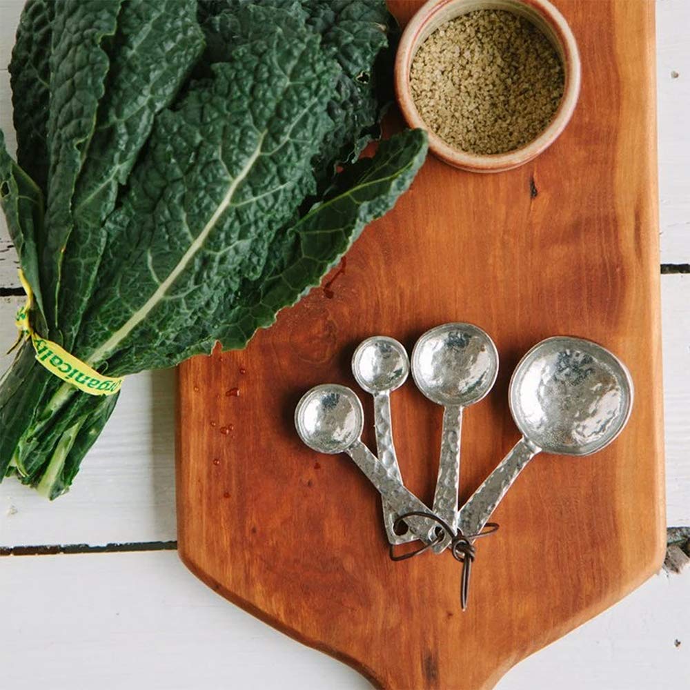 Crosby & Taylor Roman Pewter Measuring Spoons, Handmade In America