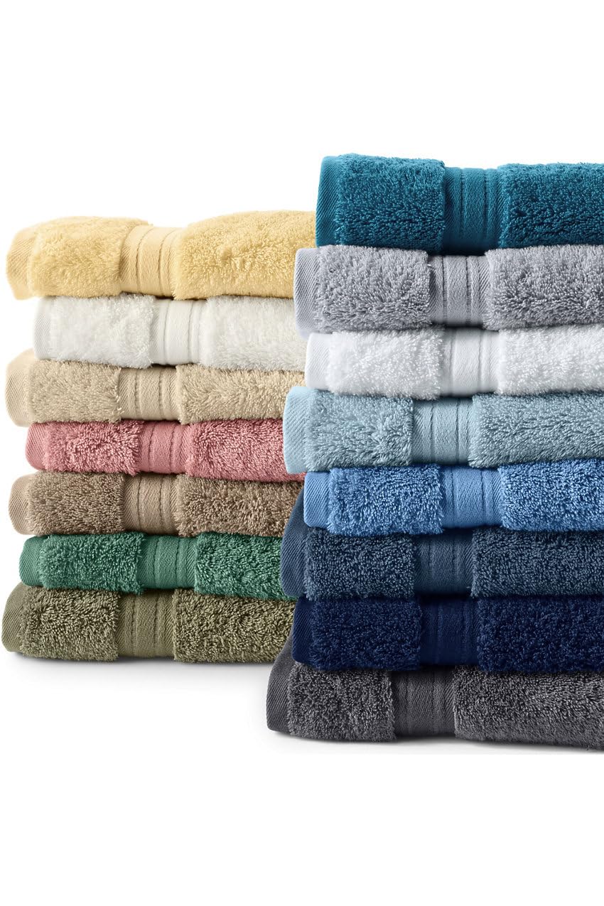 Lands' End Supima Towel Rich Steel 19'' X 30''