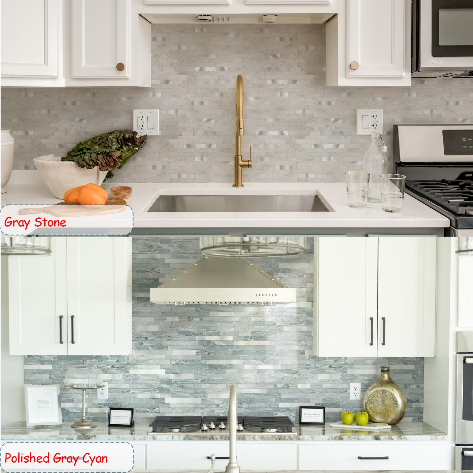 10 - Sheet Peel and Stick Backsplash Wall Tile, PVC Kitchen Backsplash, Stick on Tiles for Backsplash Kitchen (12   X 12  , Whit