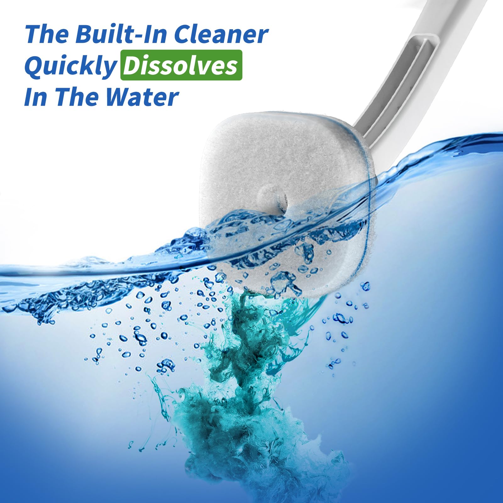 Oshang 28 Count Toilet Brush Refills, Toilet Refill Pads, Disposable Toilet Brush Heads For Toilet And Bathroom Cleaning