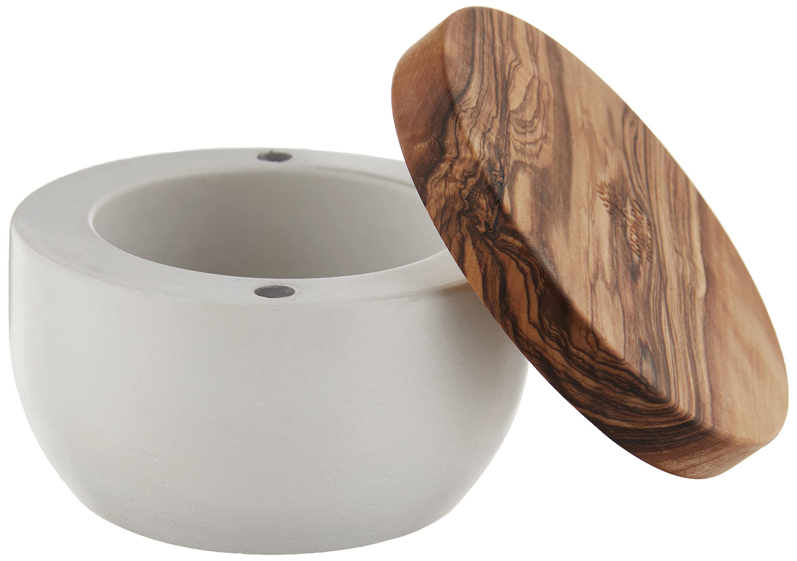 Berard Concrete Salt Keeper, White, White