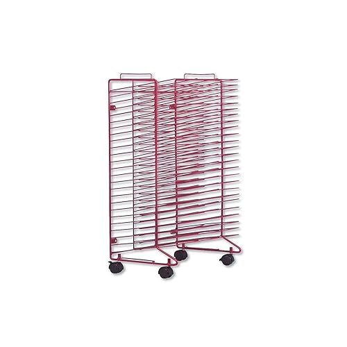 Sax Stack-A-Rack Drying Rack, Red, Powder Coated, 30 X 21 X 17 Inches - 408117