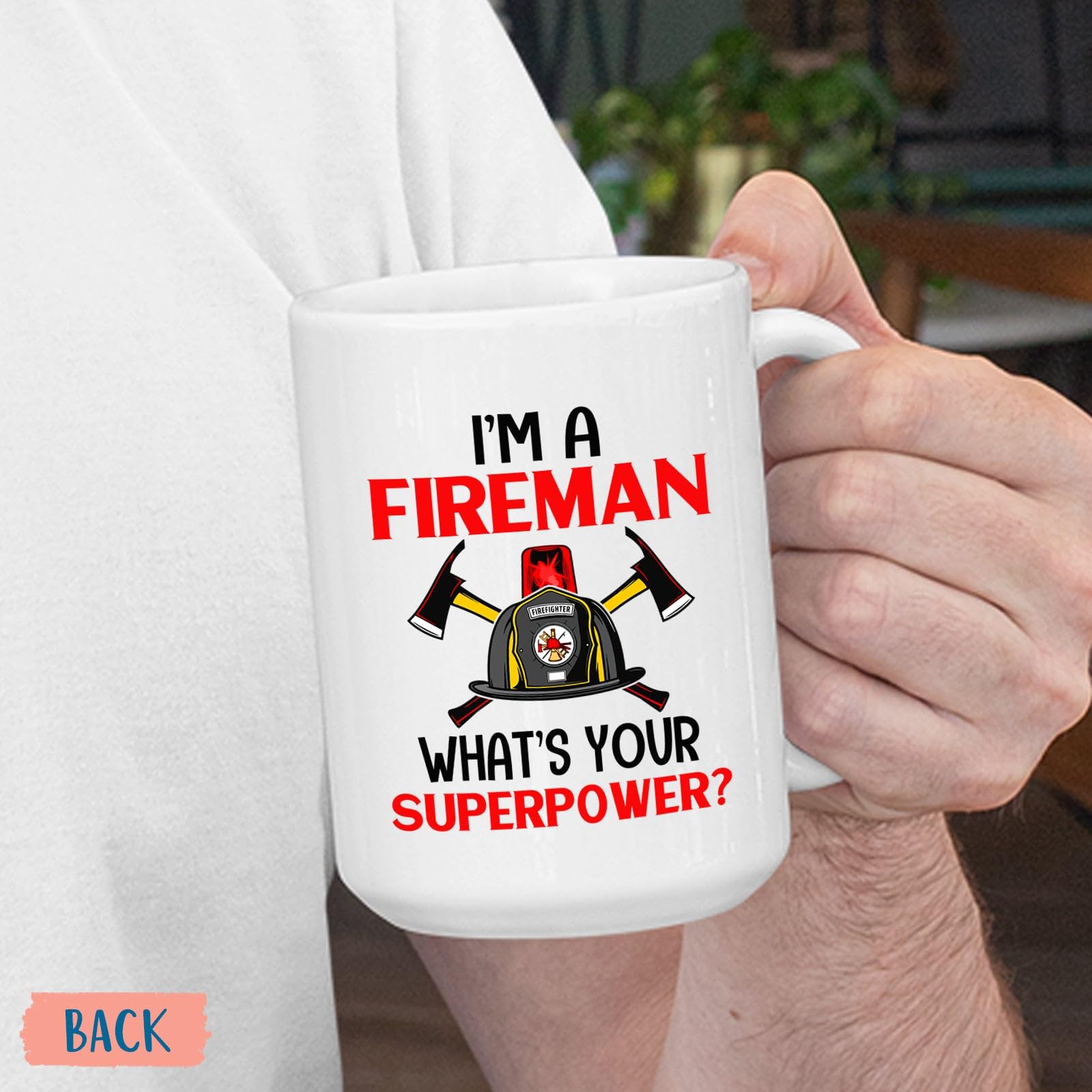 I'm A Fireman Mug, Firefighter Gift, Fireman Coffee Mug, Personalized Name Firefighter Mug for Friends Coworker, Custom Best Fir