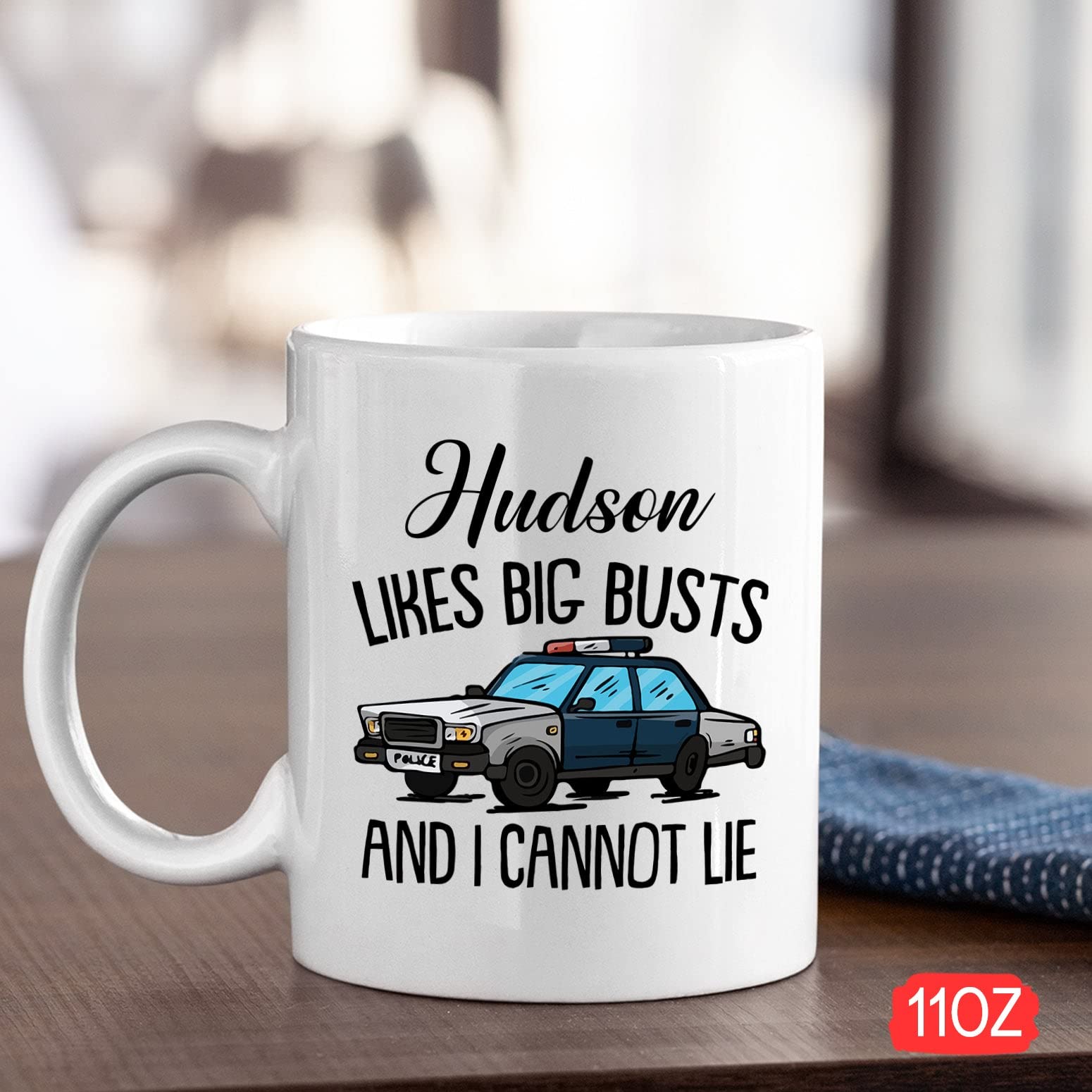 Law Enforcement Officer Mug, Funny Police Officer Gifts, I Like Big Busts Mug, Custom Police Officer Mug, Police Coffee Cup, Pol